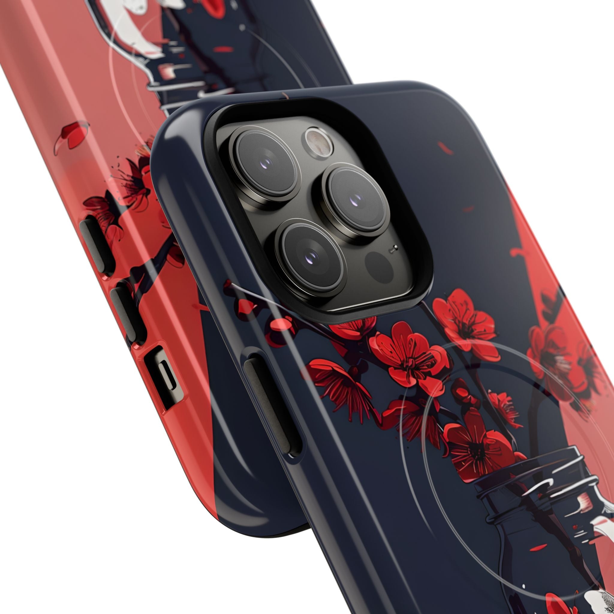 Crimson Blossom Jar · Tough+ Coque de téléphone pour iPhone · Magsafe