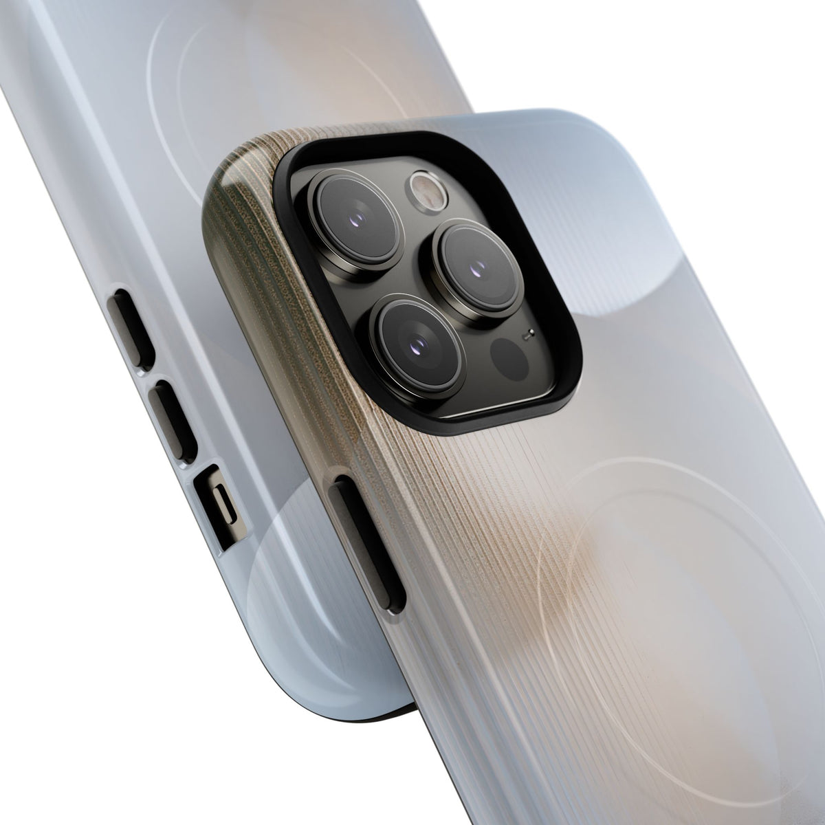 White Tough 2.0 Magsafe Phone Case for iPhone - Frosted Ribbed Sphere