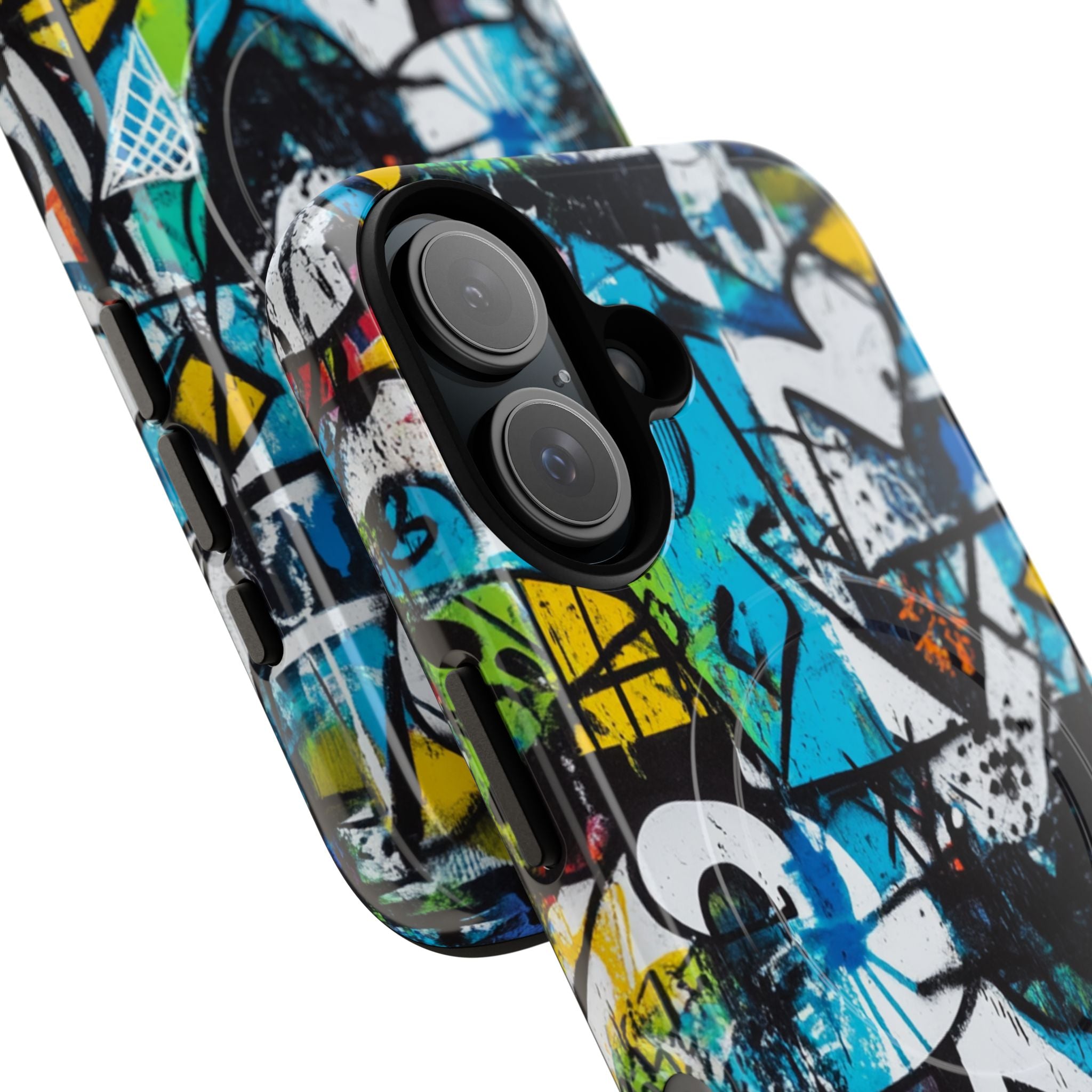 White Ripple Drift iPhone 16 Case - Tough+ - CASE•BOB