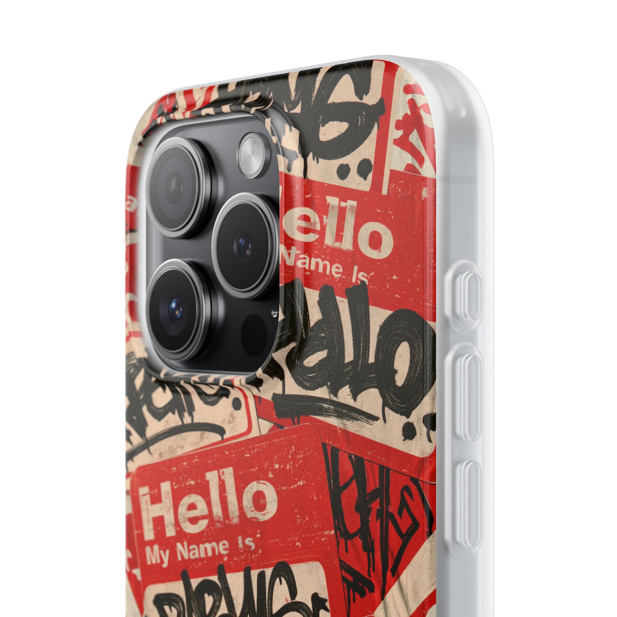 Slap Tag Collage · Lite Phone Case for iPhone · Red