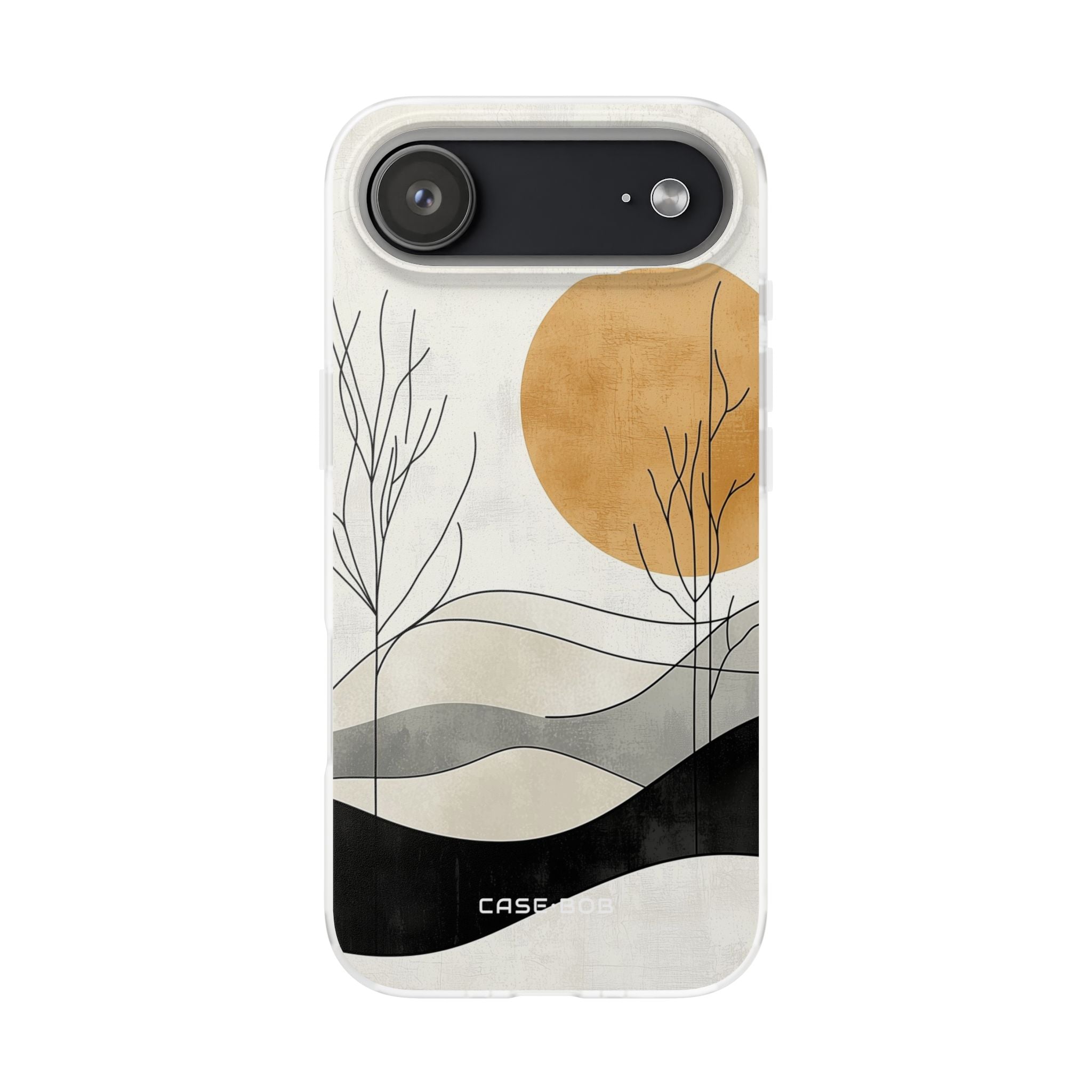 Orange Halo iPhone 17 Air Case - Soft - CASE•BOB