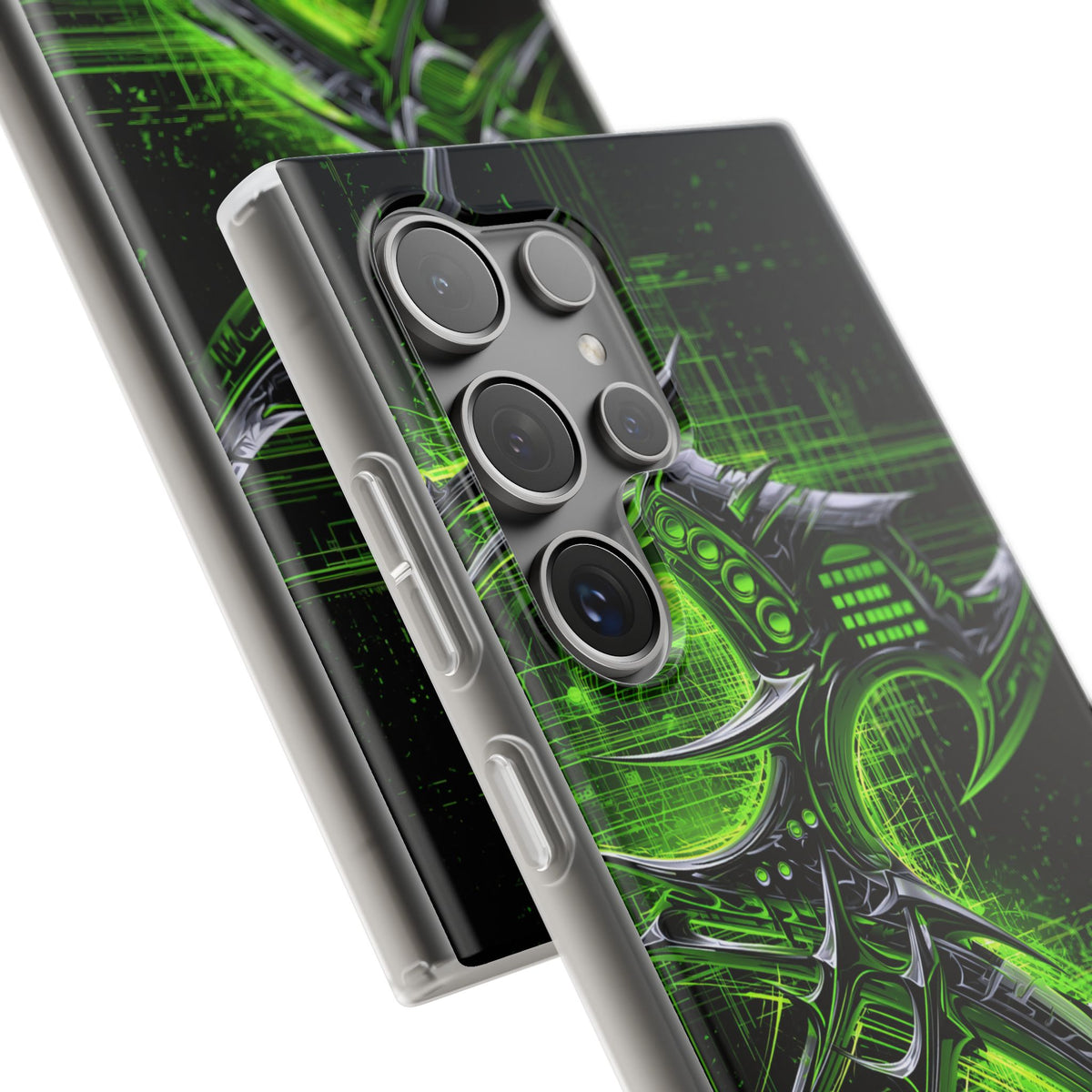 Cyber Sigil Grid · Lite Phone Case for Samsung · Green