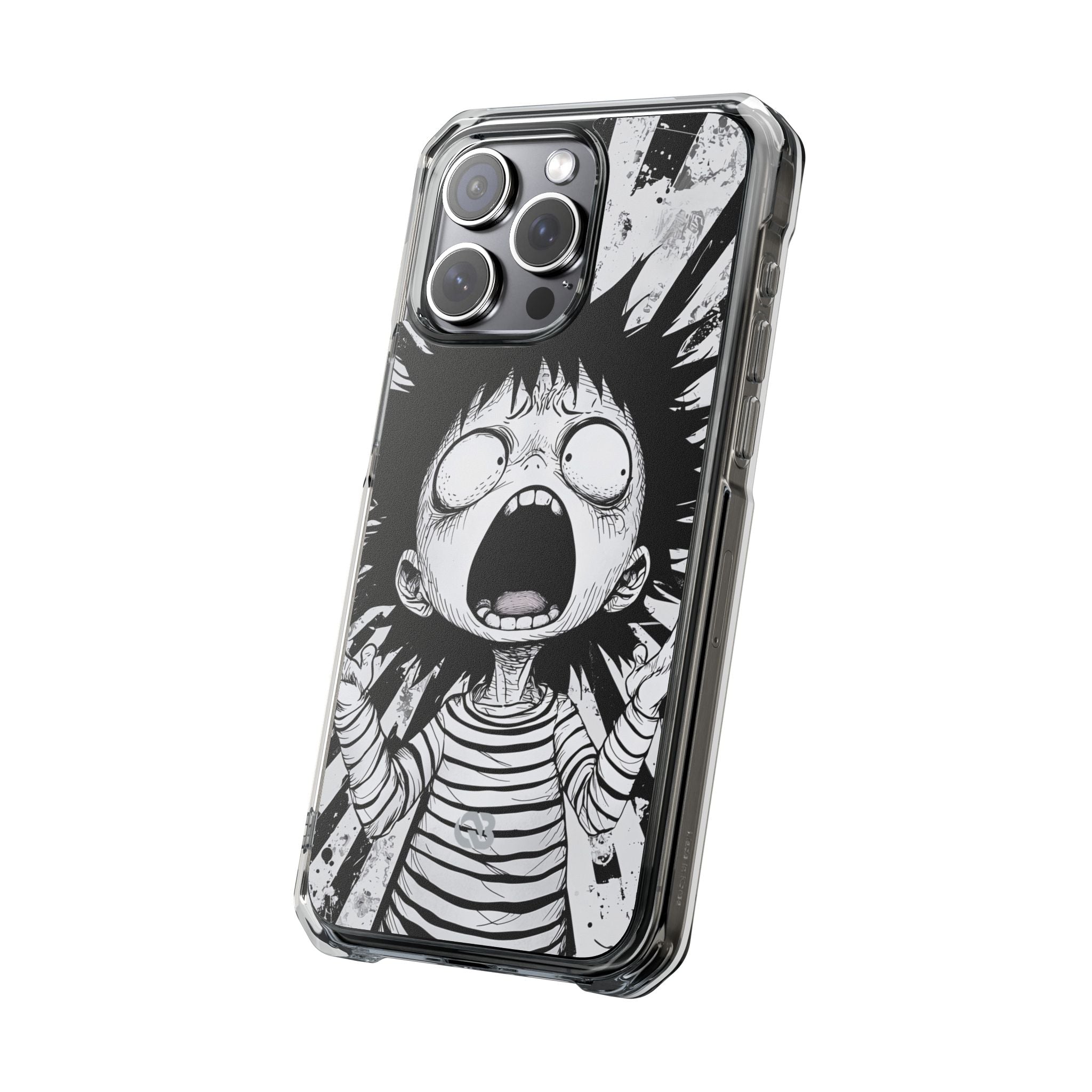 Chaotic Monochrome Scream · Impact Magsafe