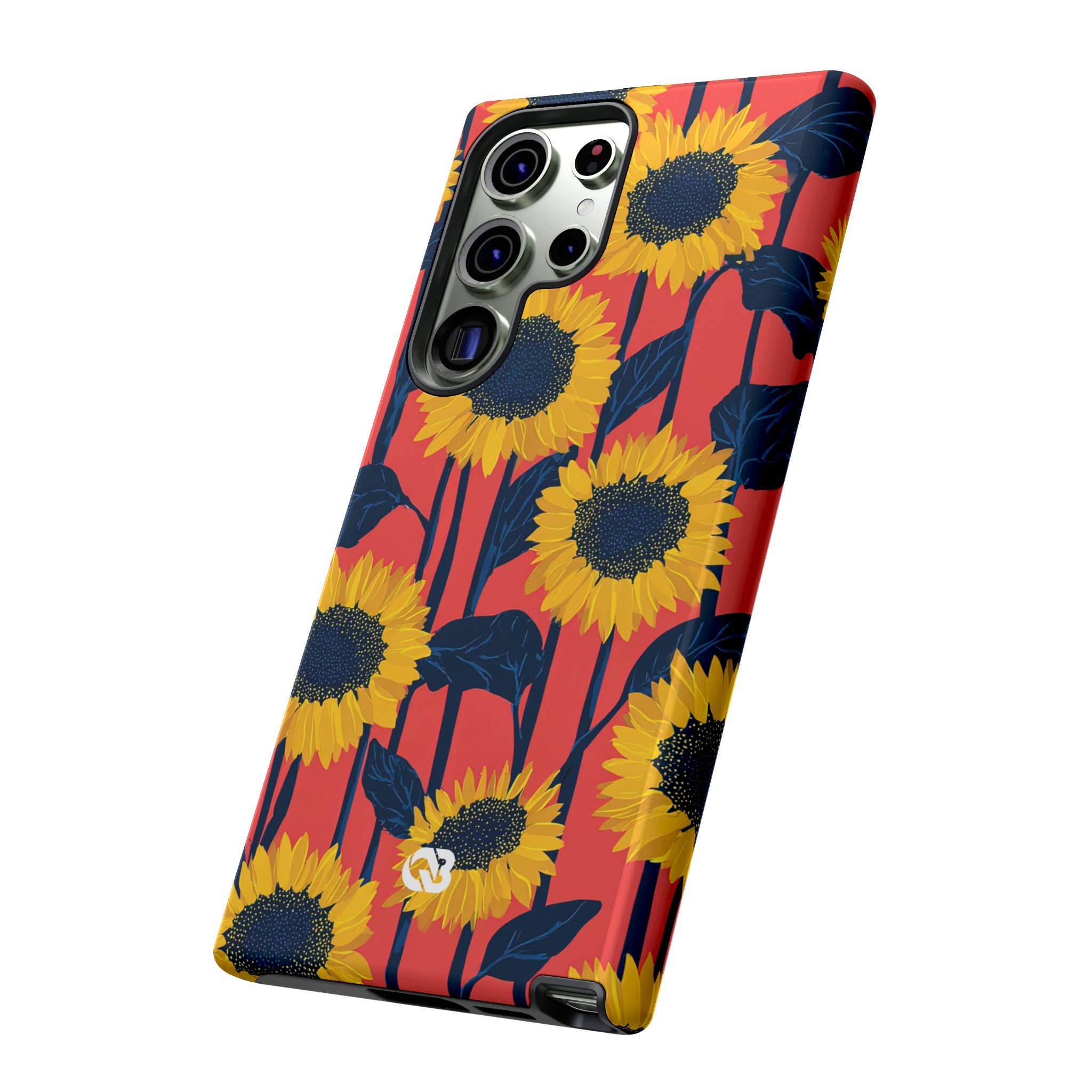Solar Navy Bloom · Tough Phone Case for Samsung