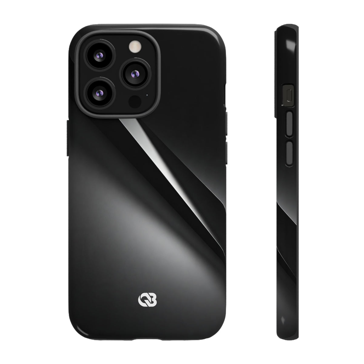 Obsidian Ridge · Tough Phone Case for iPhone · Black