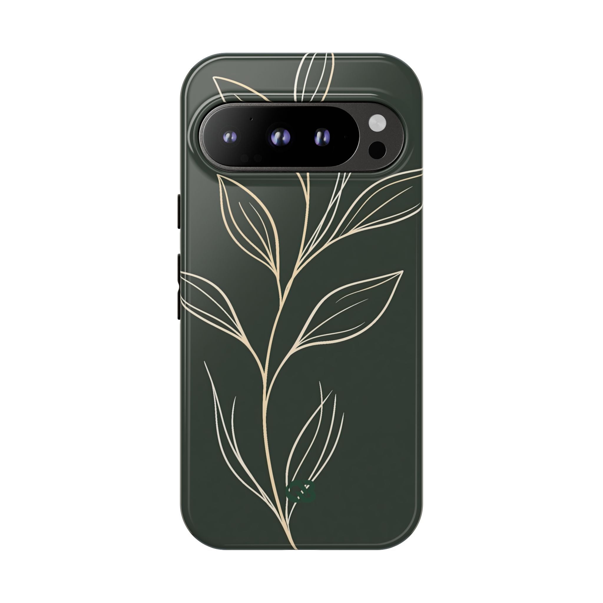 Green Tough Phone Case for Google Pixel - Deep Moss Willow