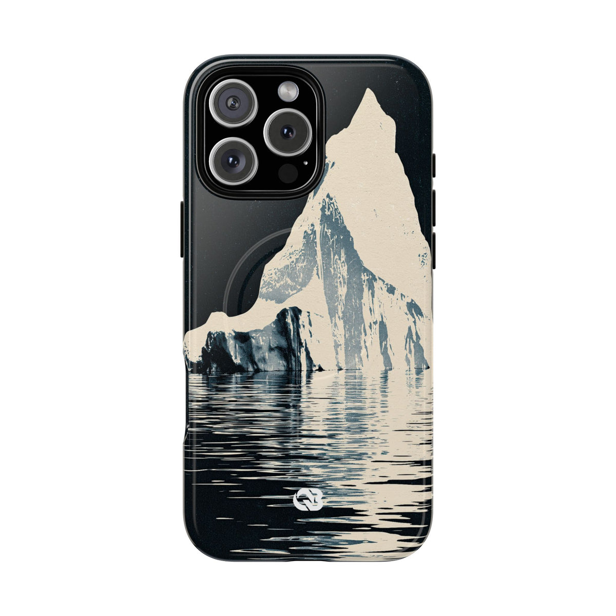 Blue Tough 2.0 Magsafe Phone Case for iPhone - Frozen Navy Monolith