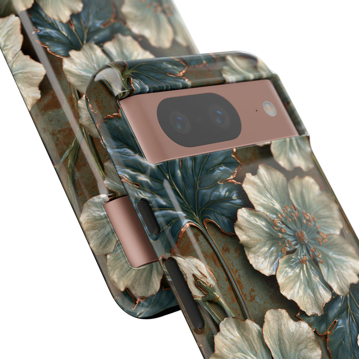 Gilded Blossom Reverie · Tough Phone Case for Pixel · Teal