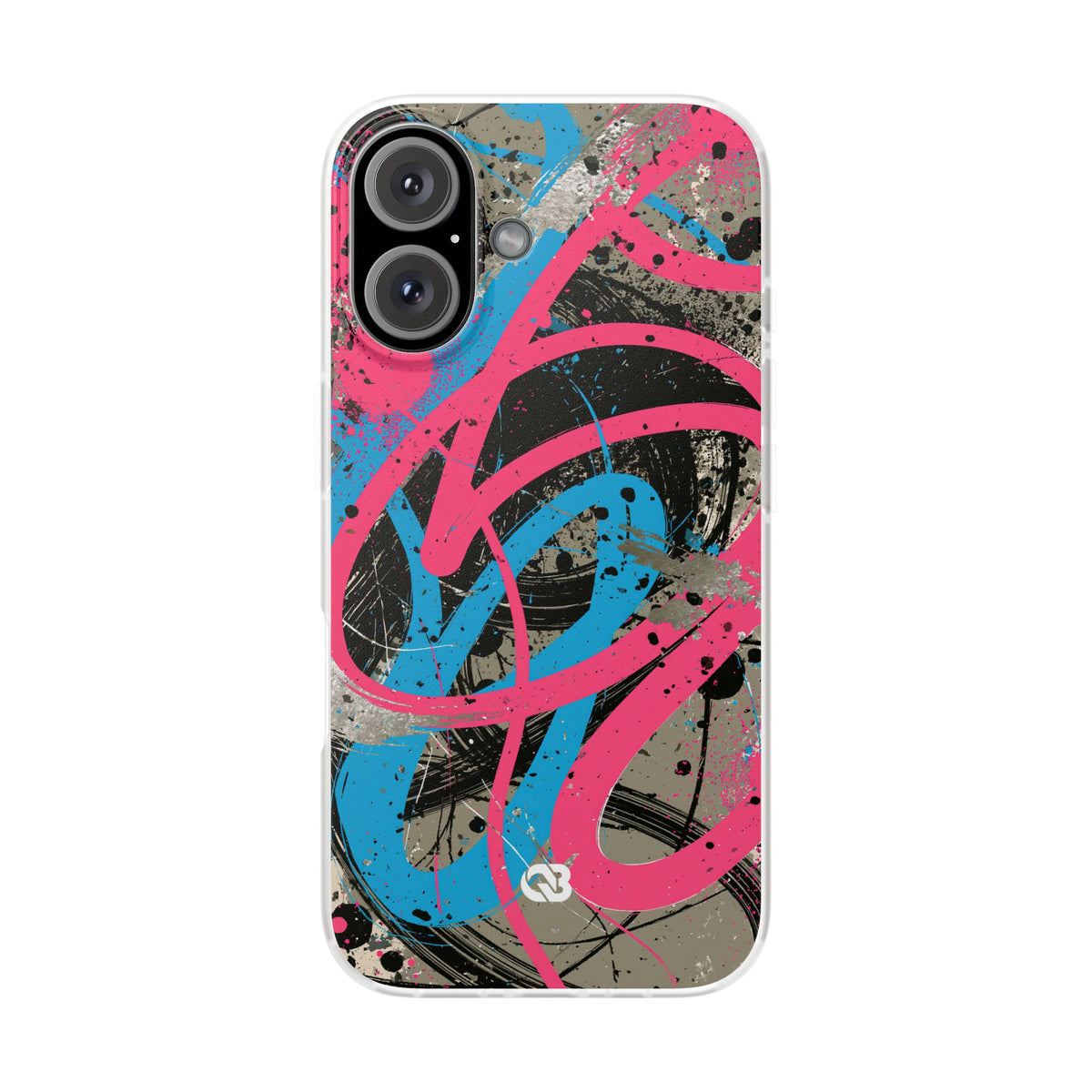 Cyber Splatter Flow · Lite Phone Case for iPhone · Pink