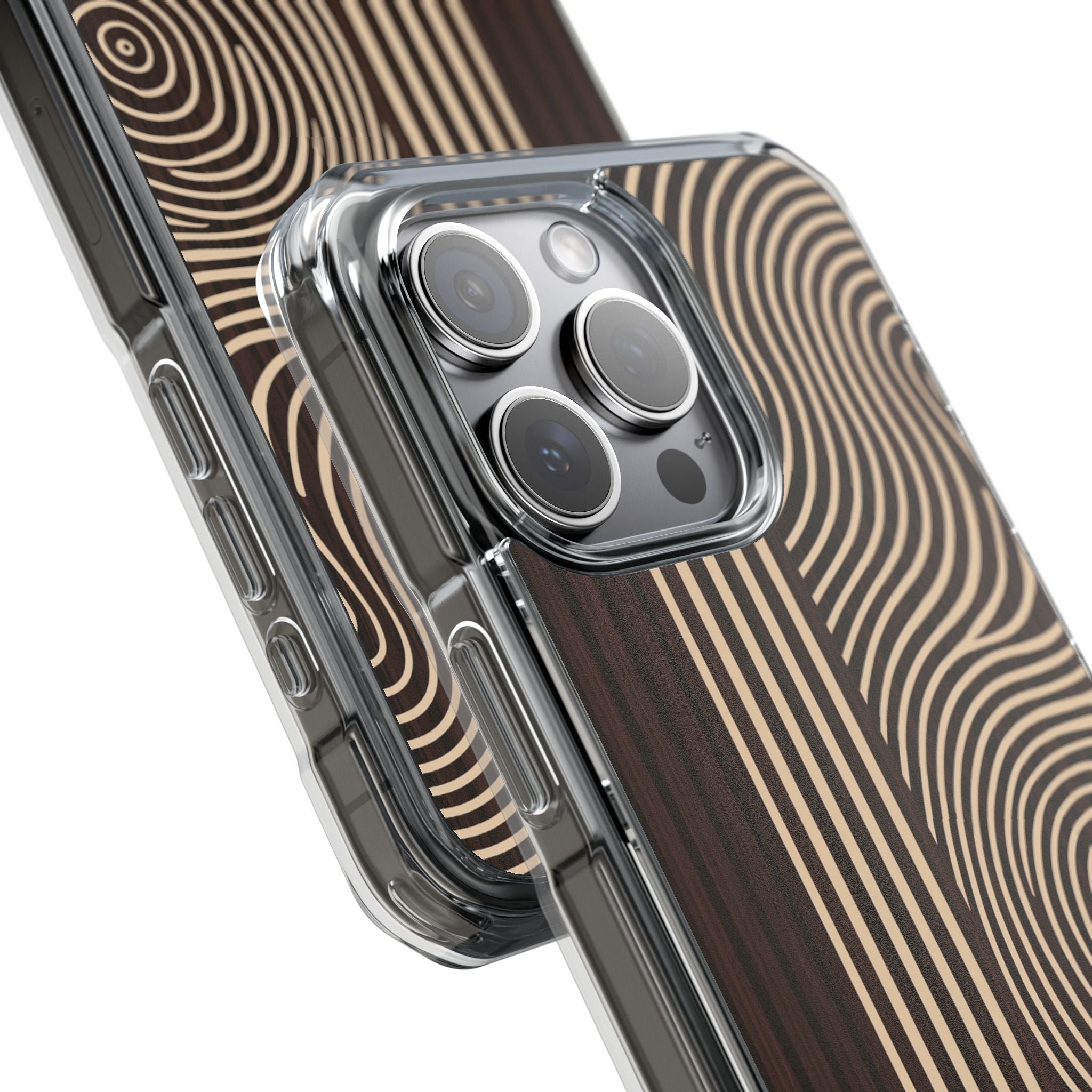 Brown Impact MagSafe Phone Case for iPhone - Espresso Sand Ridge