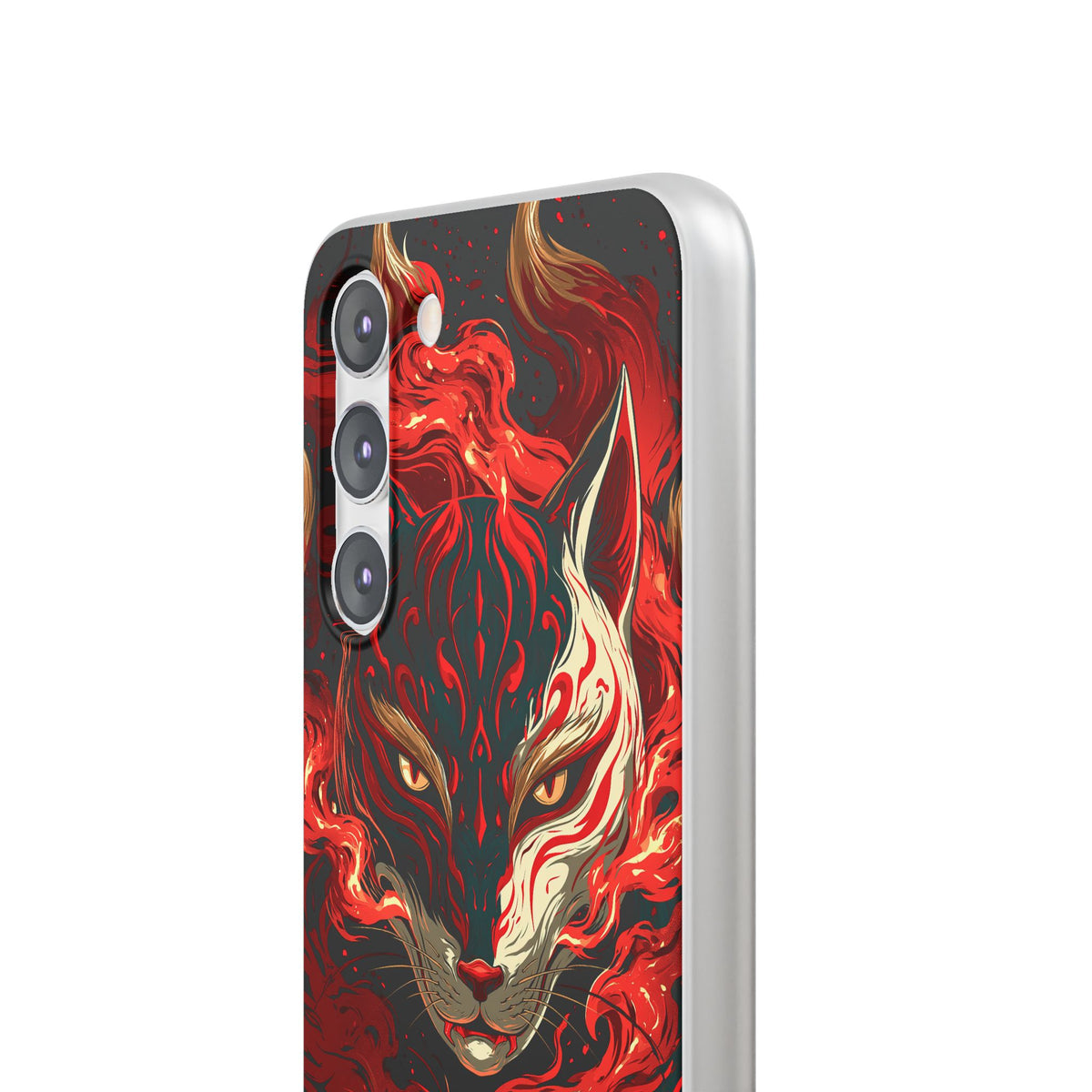 Crimson Kitsune Spirit · Lite Phone Case for Samsung · Red