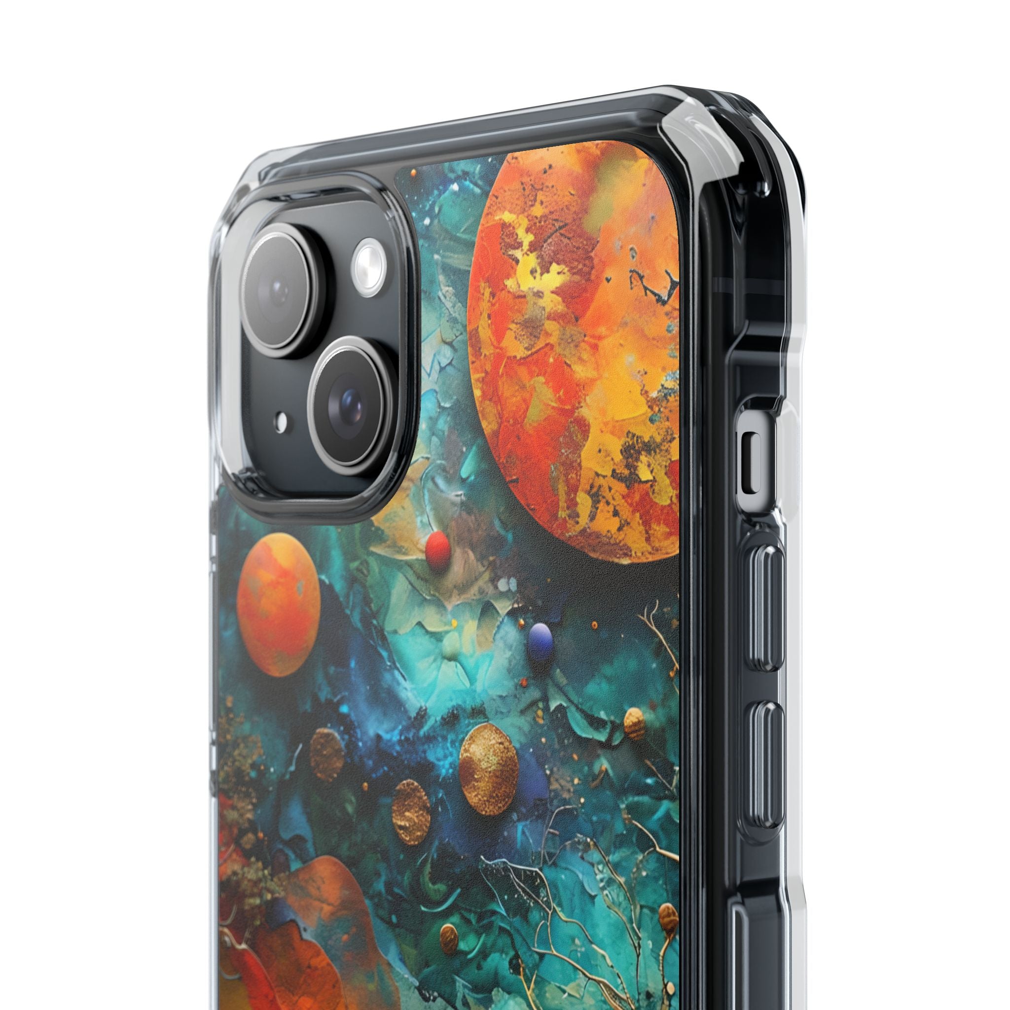 Celestial Ember iPhone 15 Plus Cover - Impact