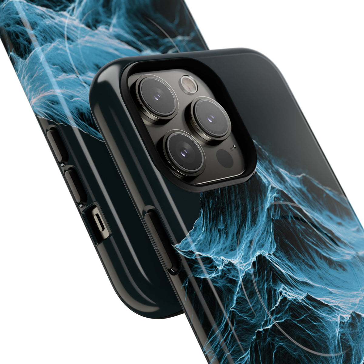 Nordic Frost Peak · Tough 2.0 Magnetic Phone Case for iPhone · Blue