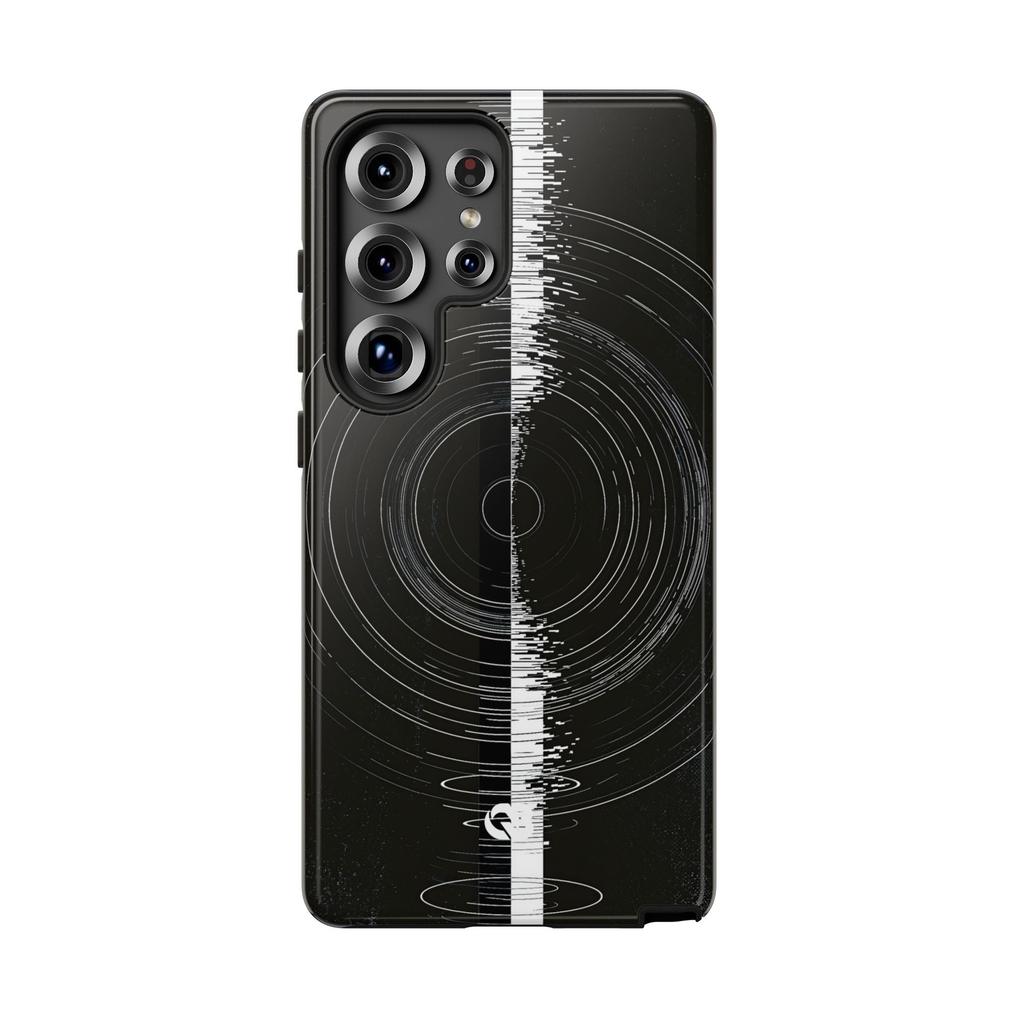 Black Tough Phone Case for Samsung - Obsidian Orbital Signal