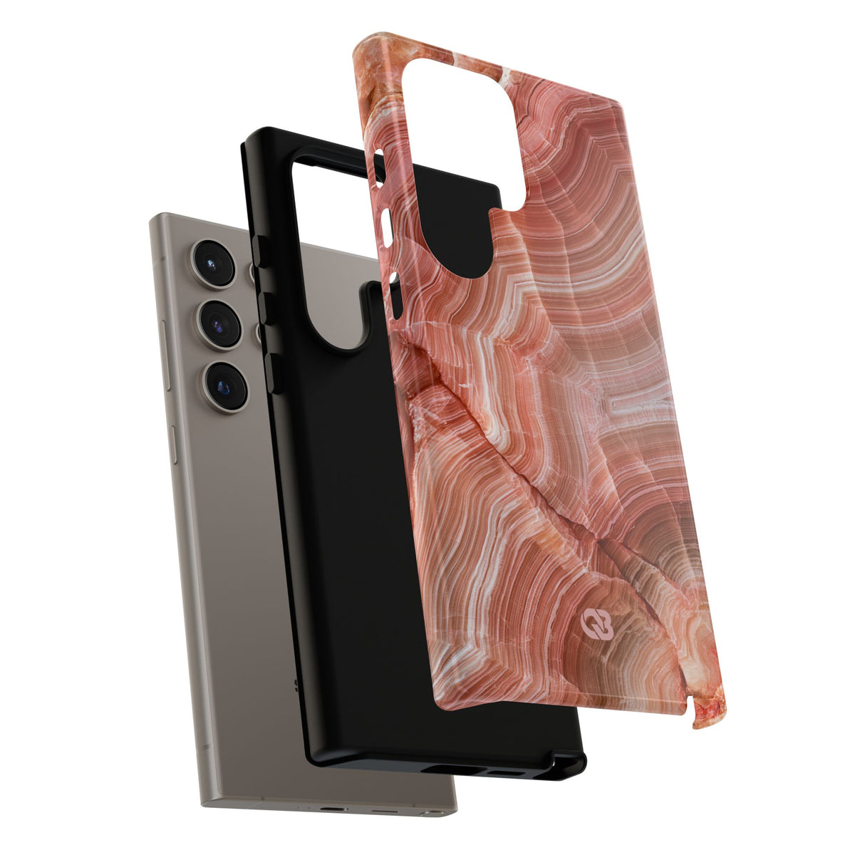 Blushing Rose Strata · Tough Phone Case for Samsung · Pink