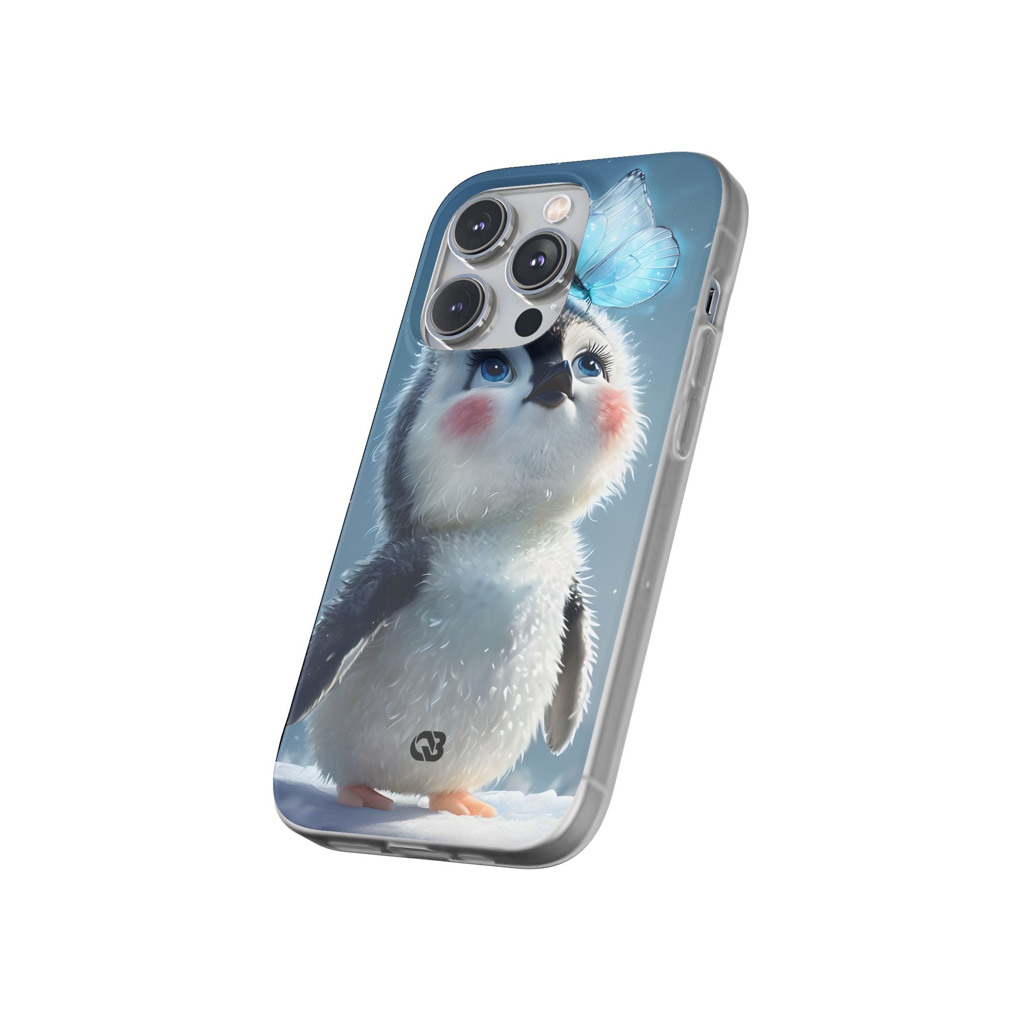 Frosty Penguin Glow · Soft Coque de téléphone pour iPhone