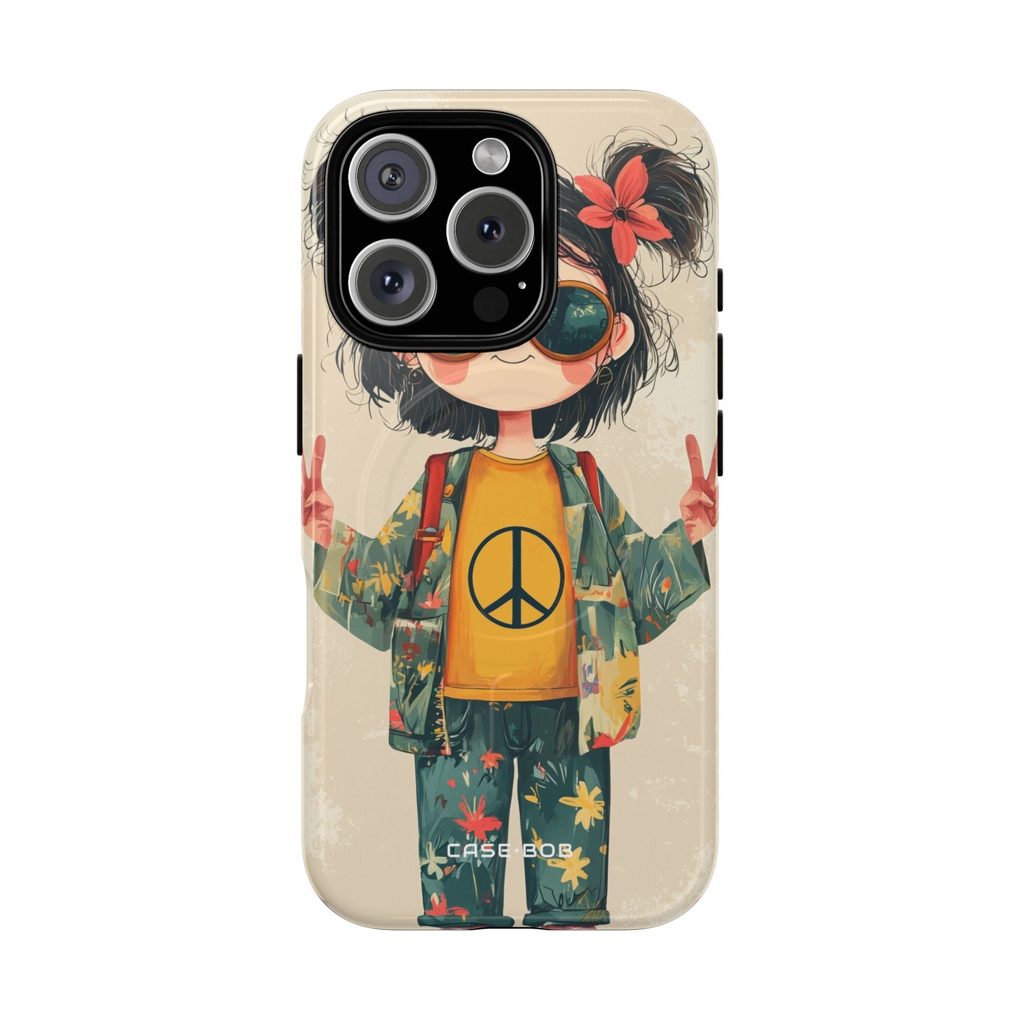 Peace Pigtails iPhone 16 Pro Case - Tough+