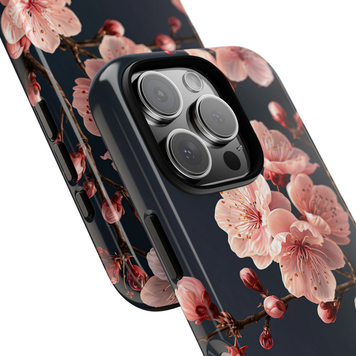 Midnight Sakura Bloom · Tough Phone Case for iPhone · Pink