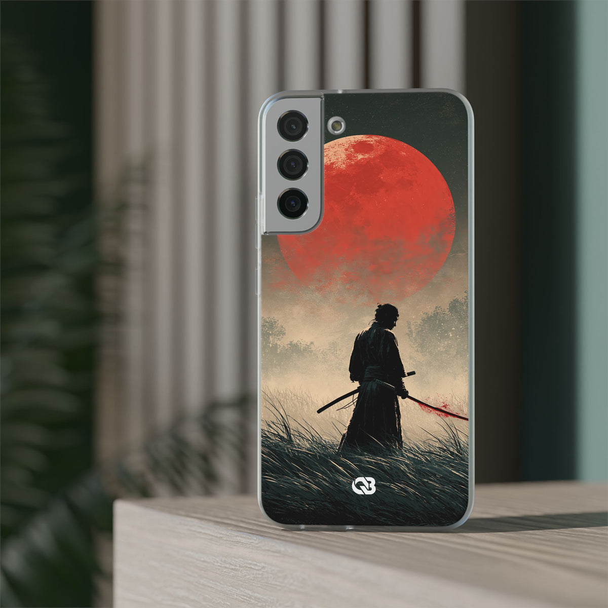 Crimson Moon Ronin · Lite Phone Case for Samsung · Red
