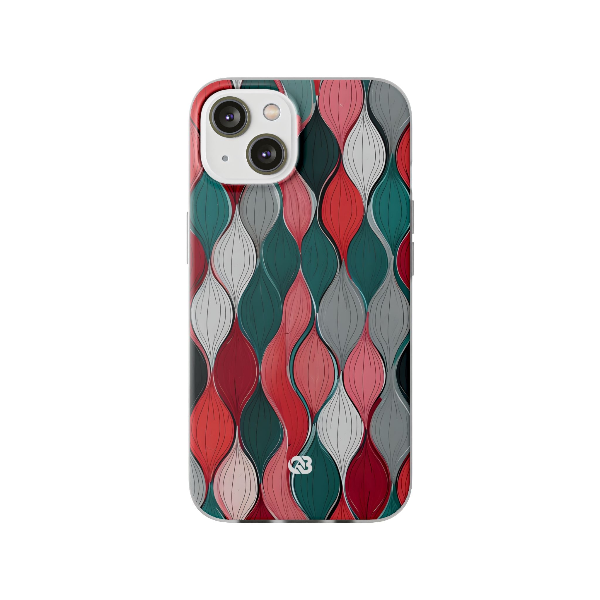 Slate Rose Ripple · Soft Case na iPhone