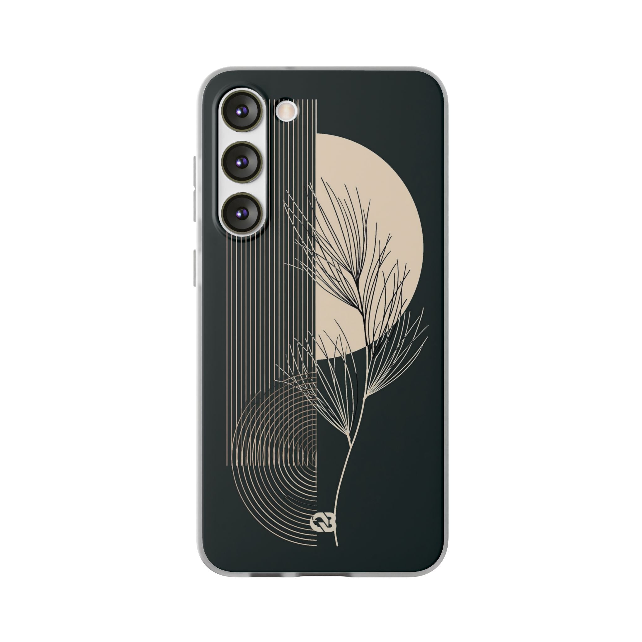 Black Lite Phone Case for Samsung - Obsidian Sand Willow