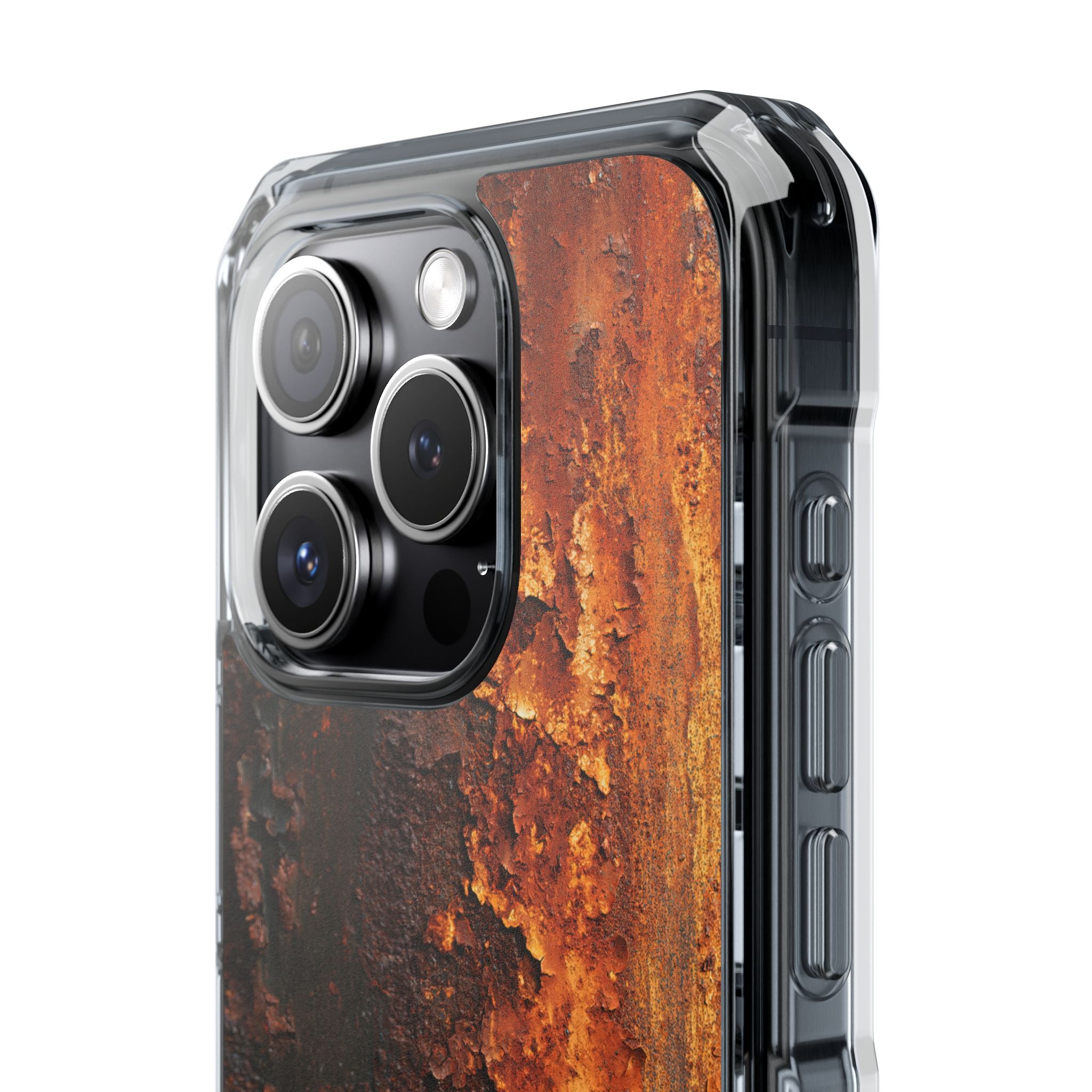 Orange Impact MagSafe Phone Case for iPhone - Oxidized Iron Crust
