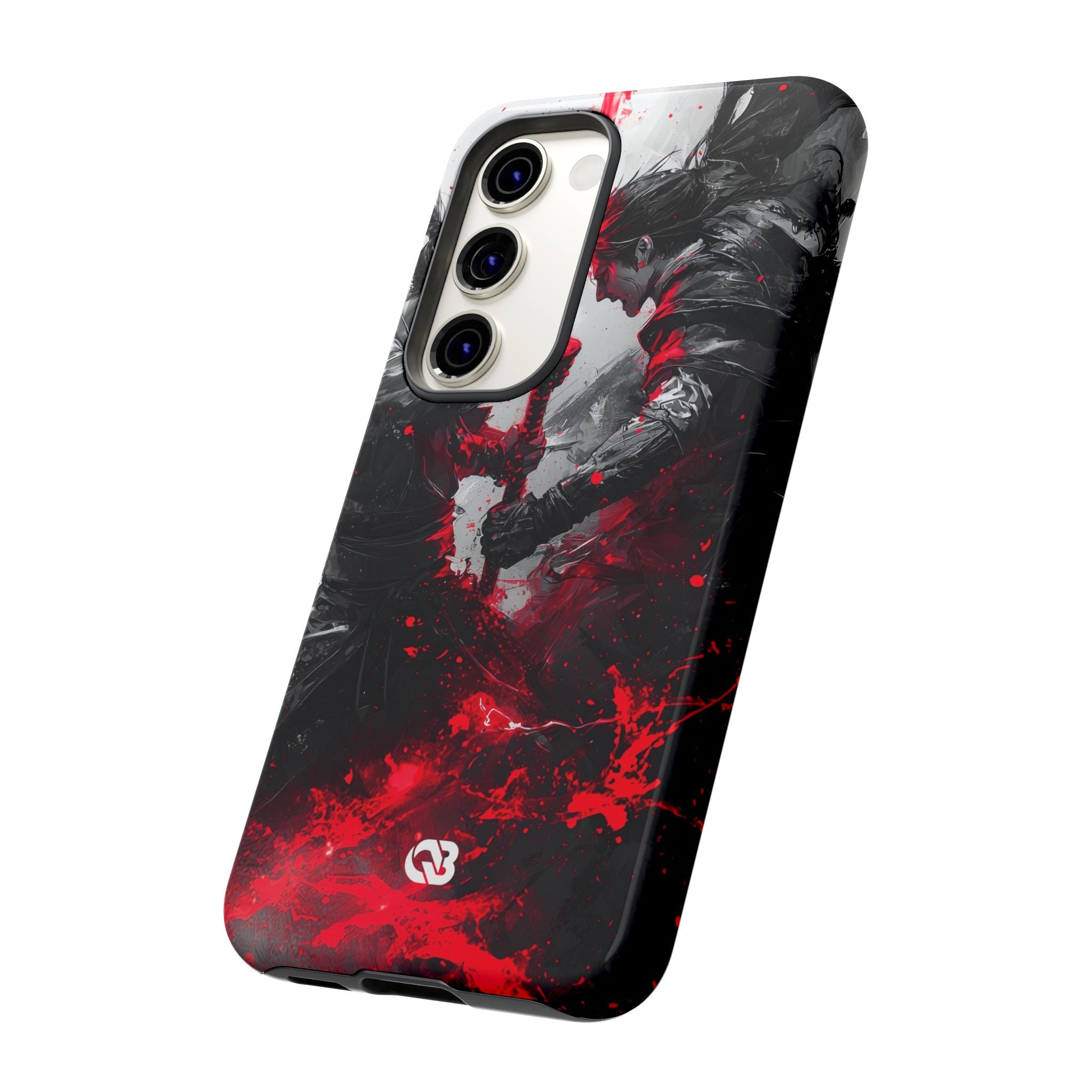 Shattered Crimson Duel · Tough Phone Case for Samsung
