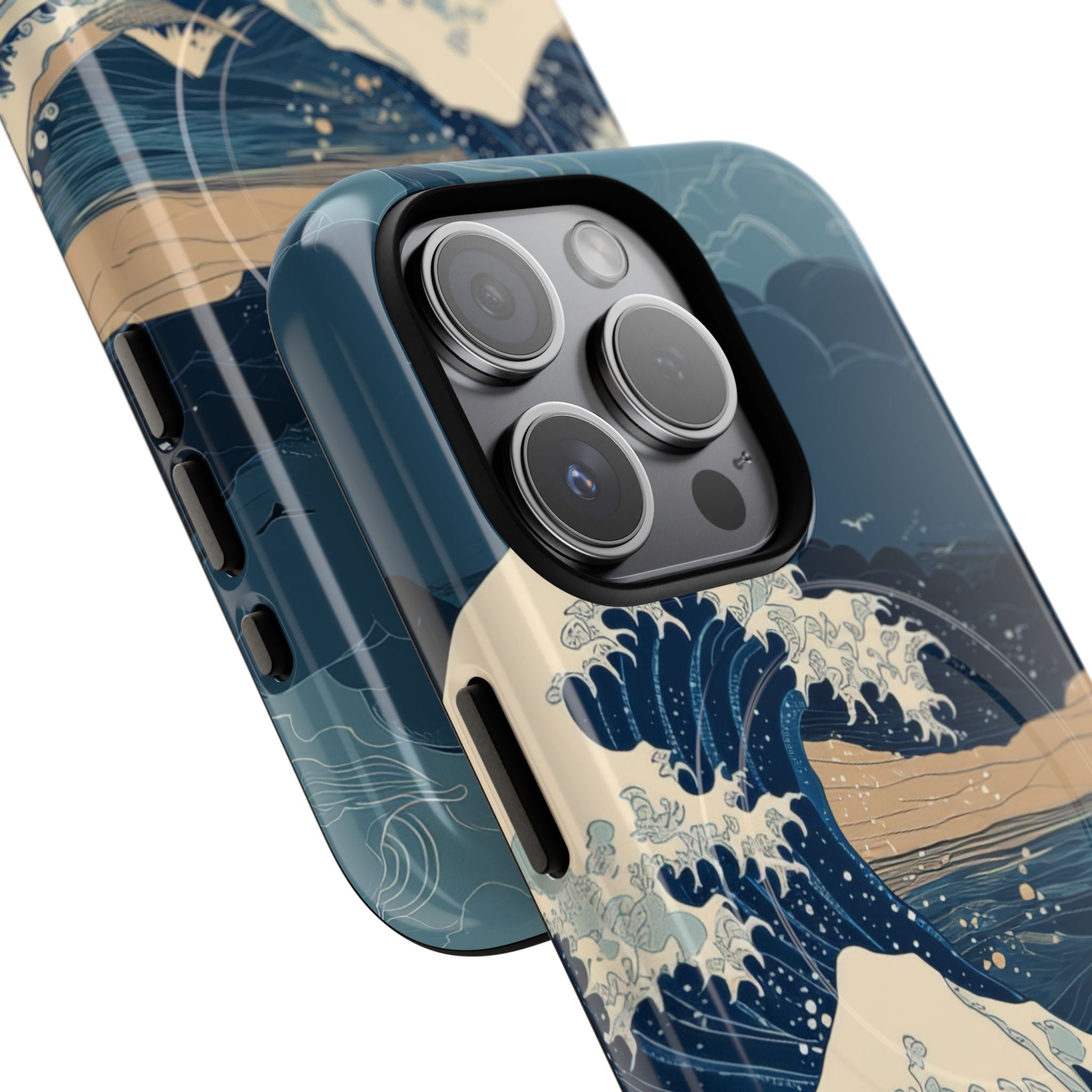 Cresting Blue Wave iPhone 15 Pro Case - Tough+