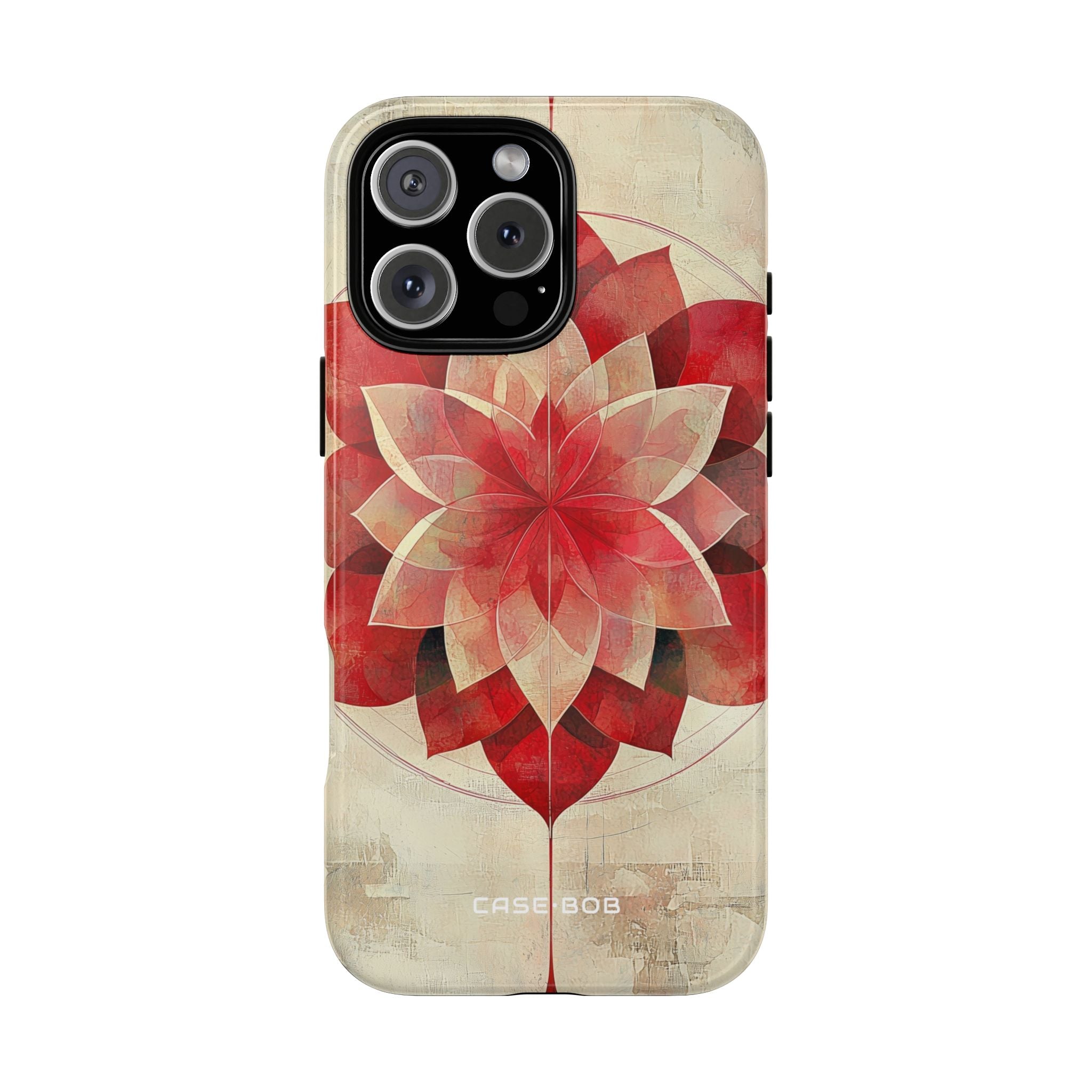Crimson Bloom iPhone 16 Pro Max - Kova suojakotelo