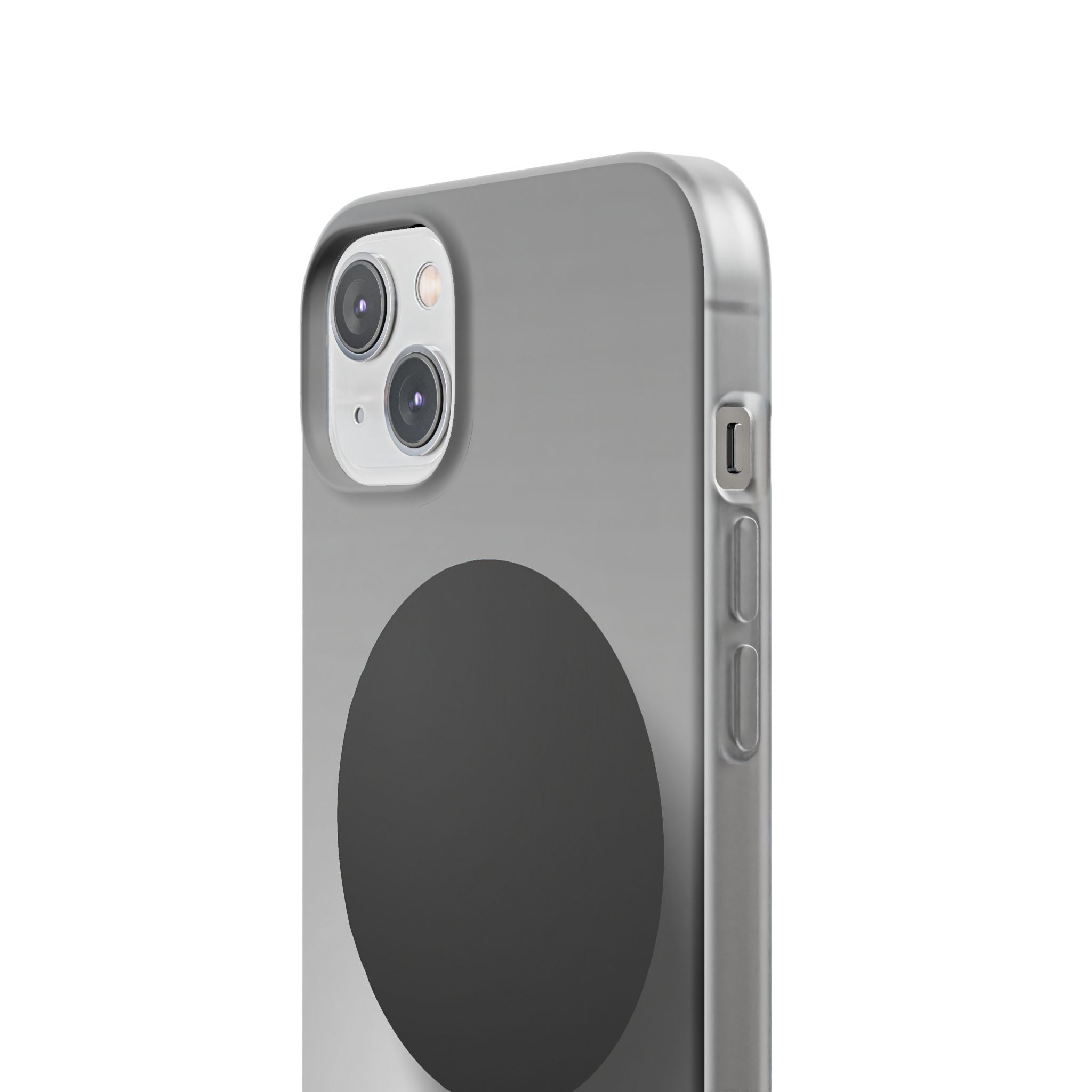 Grey Lite Phone Case for iPhone - Matte Onyx Sphere