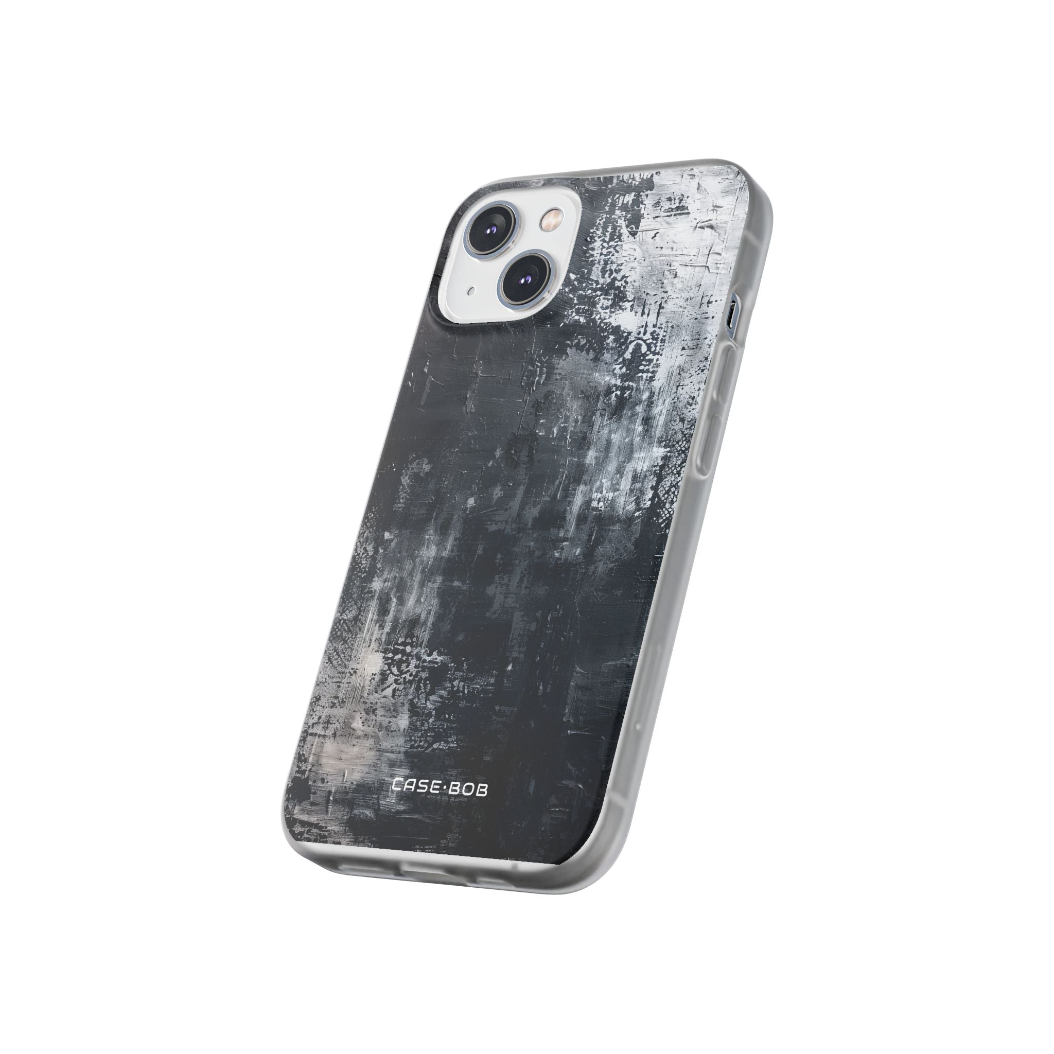 Textured Blackscape iPhone 14 Case - Soft