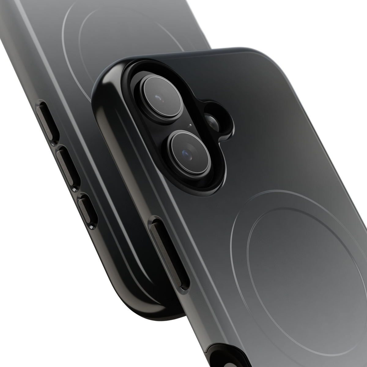 Noir Ombre Fade · Tough 2.0 Magnetic Phone Case for iPhone · Black