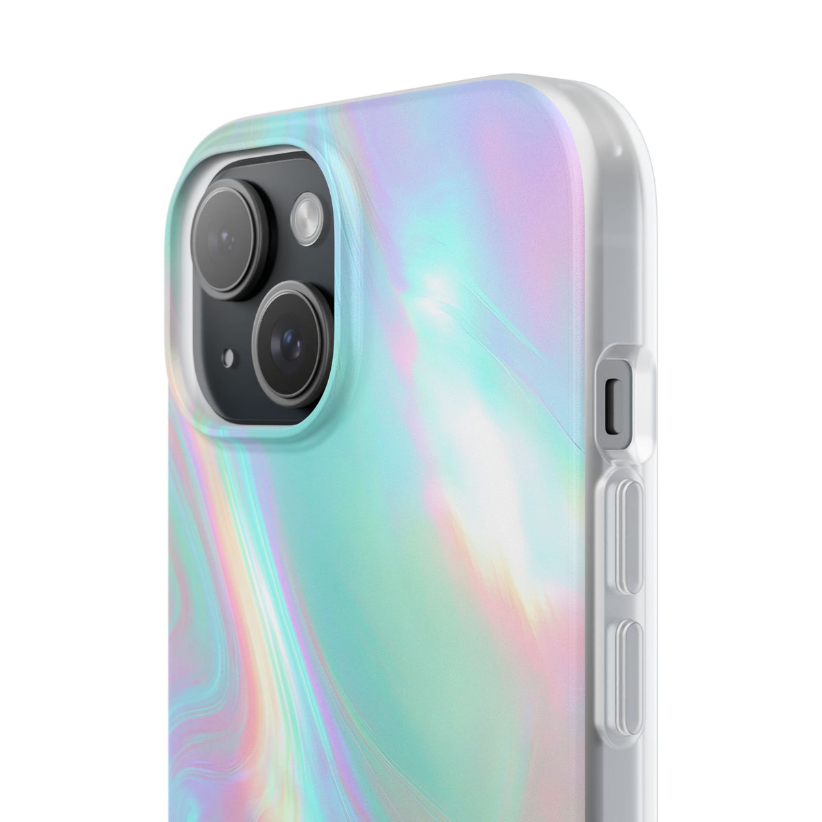 Prismatic Liquid Light · Lite Phone Case for iPhone · Teal