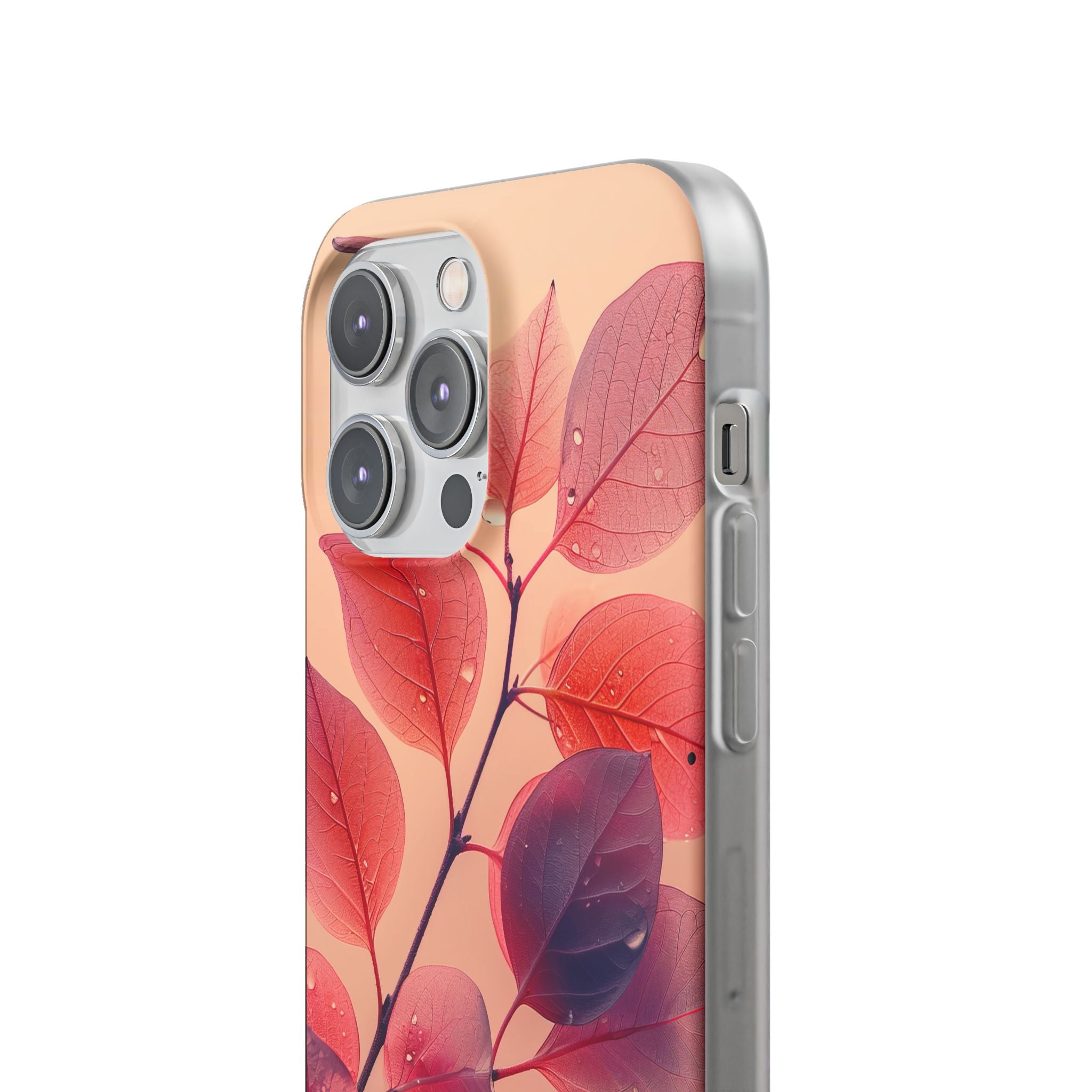 Dewy Magenta Foliage · Soft Coque de téléphone pour iPhone