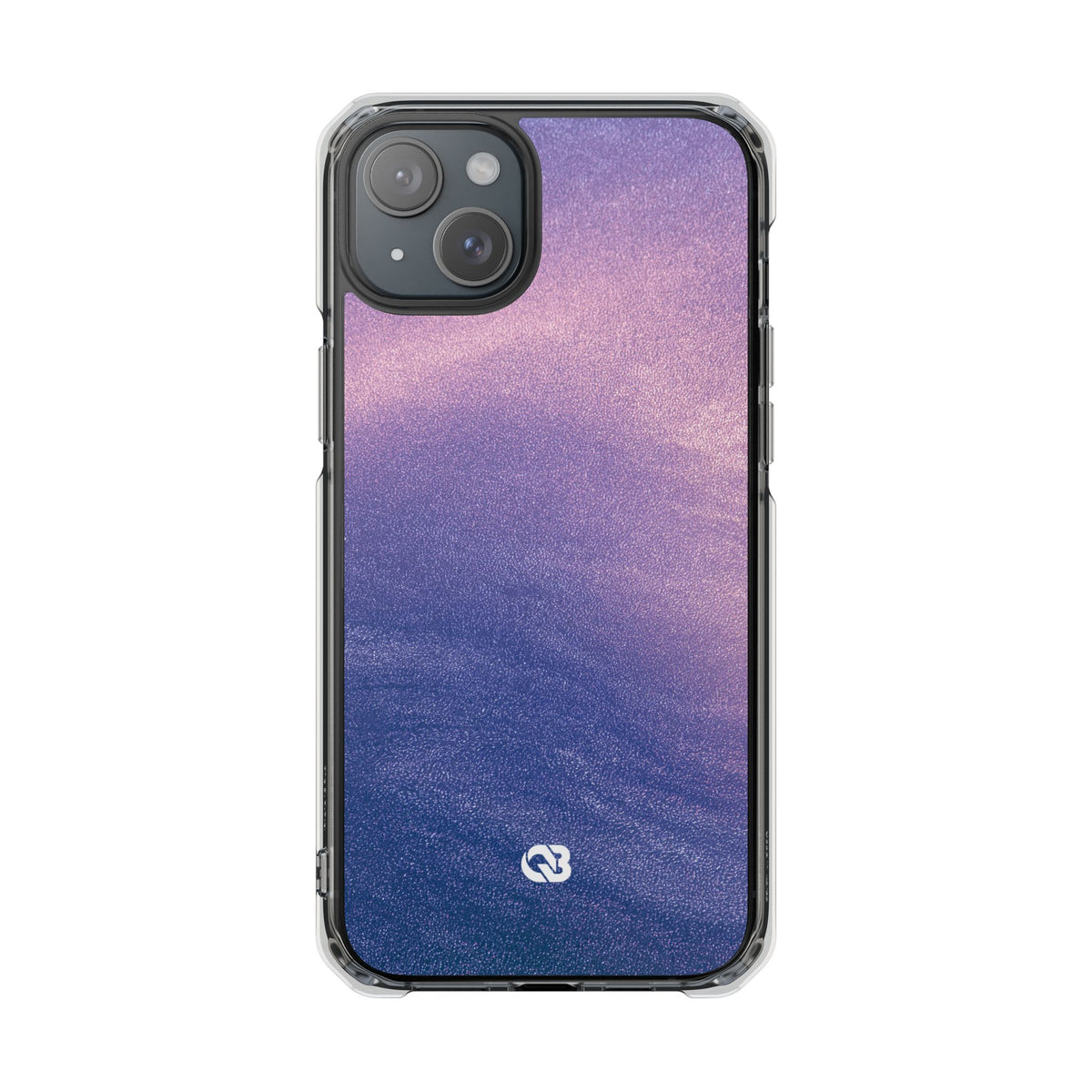 Ethereal Violet Glow · Clear Impact Magnetic Phone Case for iPhone · Purple