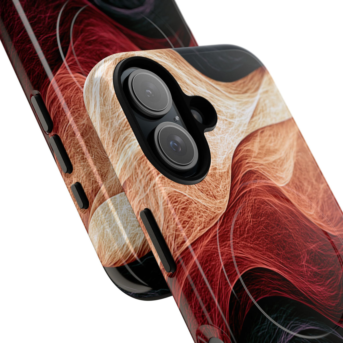 Ember Wave Dispersion · Tough 2.0 Magnetic Phone Case for iPhone · Red