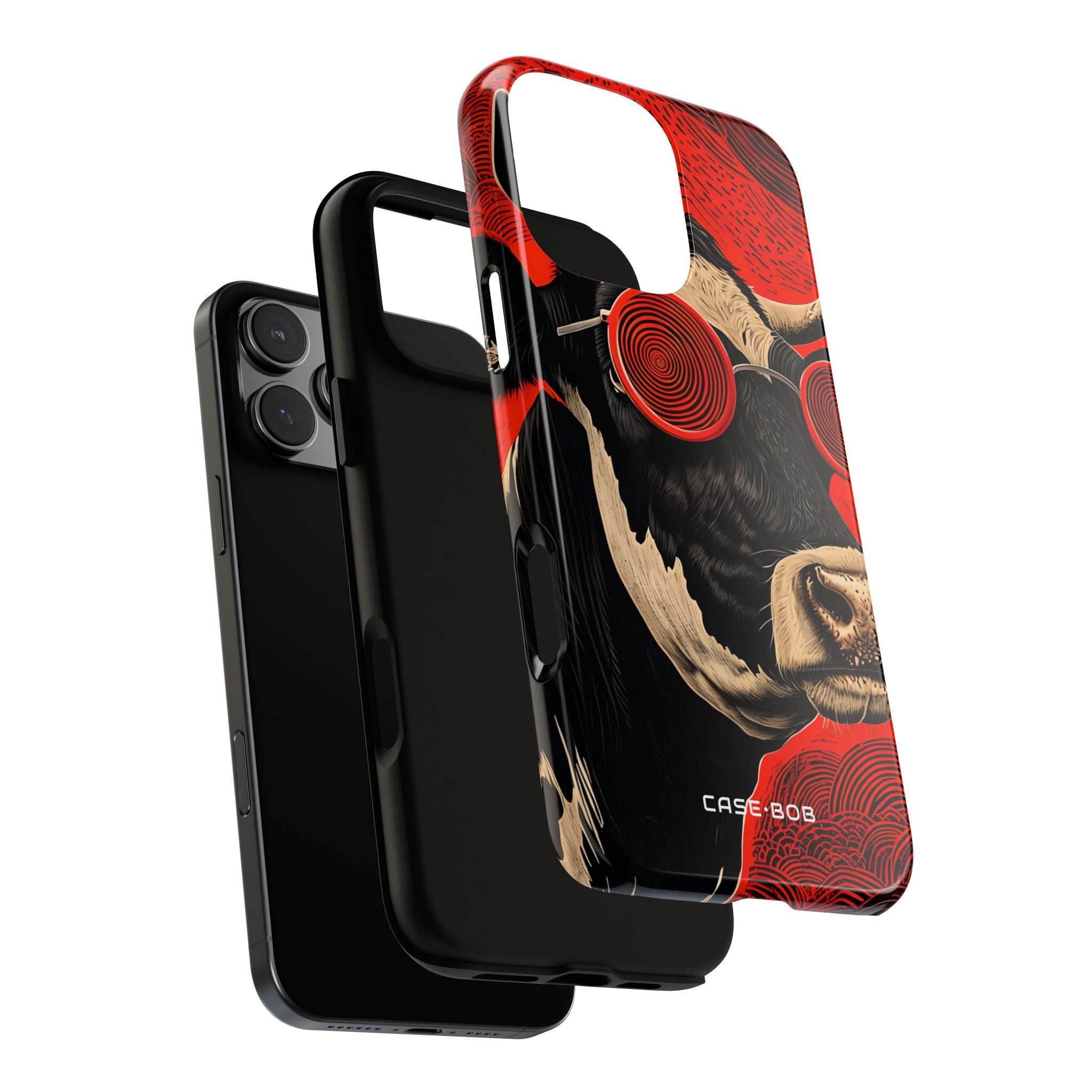 Hypnotic Cow iPhone 16 Pro Max Case - Tough