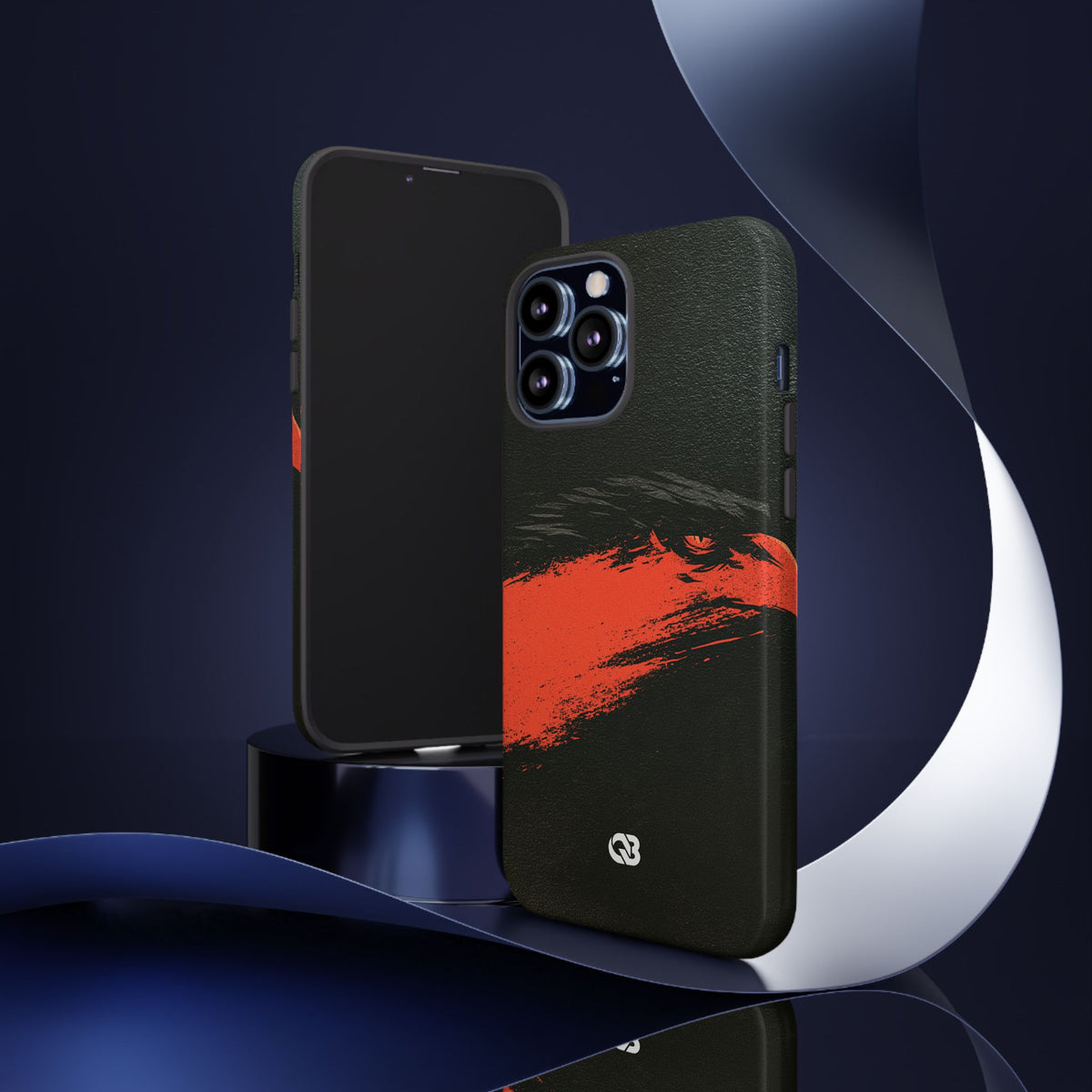 Crimson Raptor Noir · Tough Phone Case for iPhone · Black