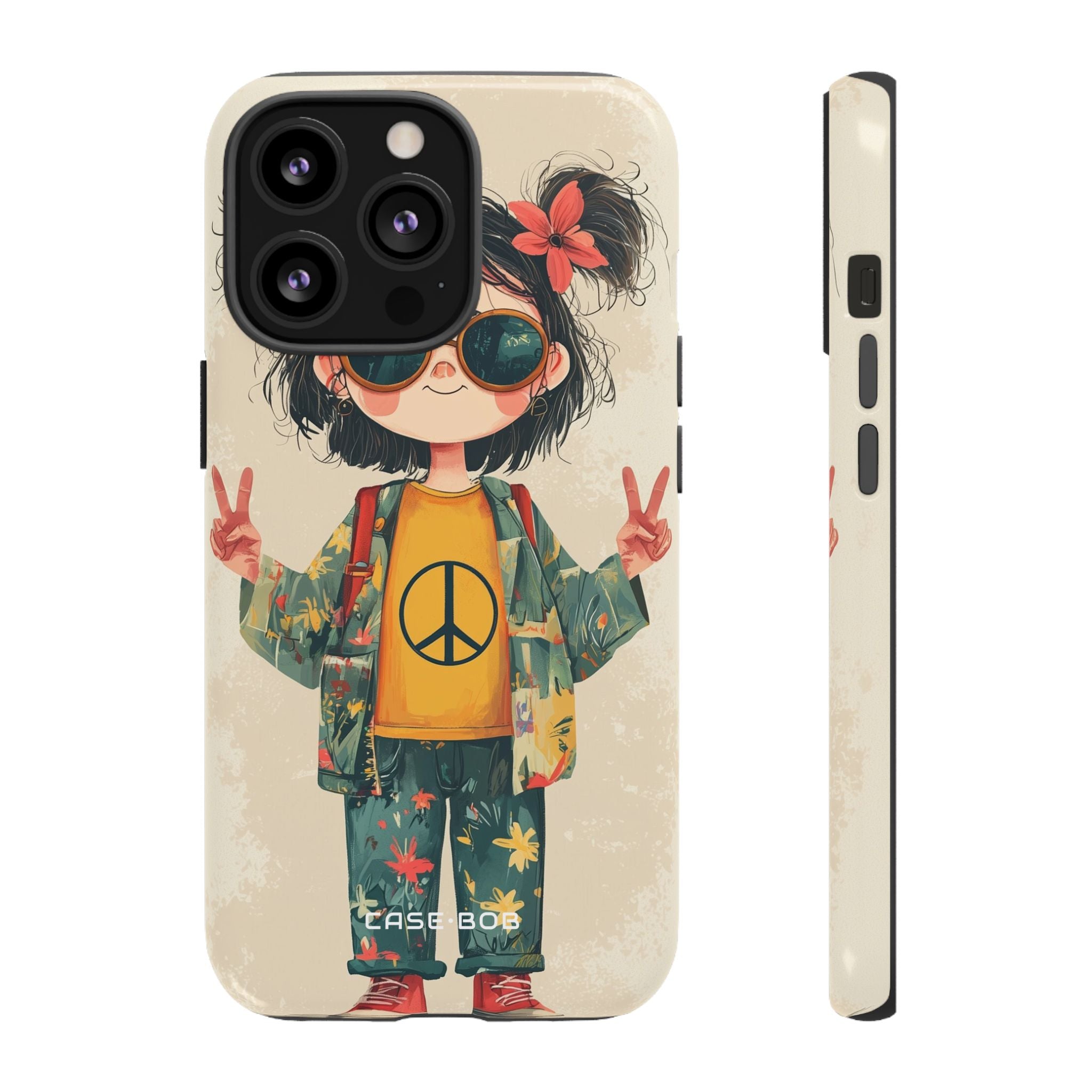Peace Pigtails iPhone 13 Pro Skal - Tough