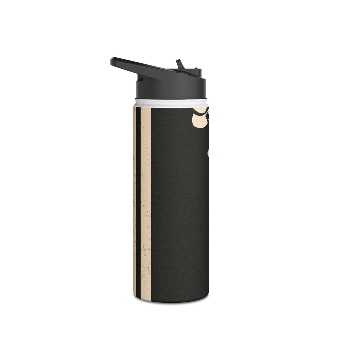 Nocturne Orchid · Insulated Water Bottle · Black