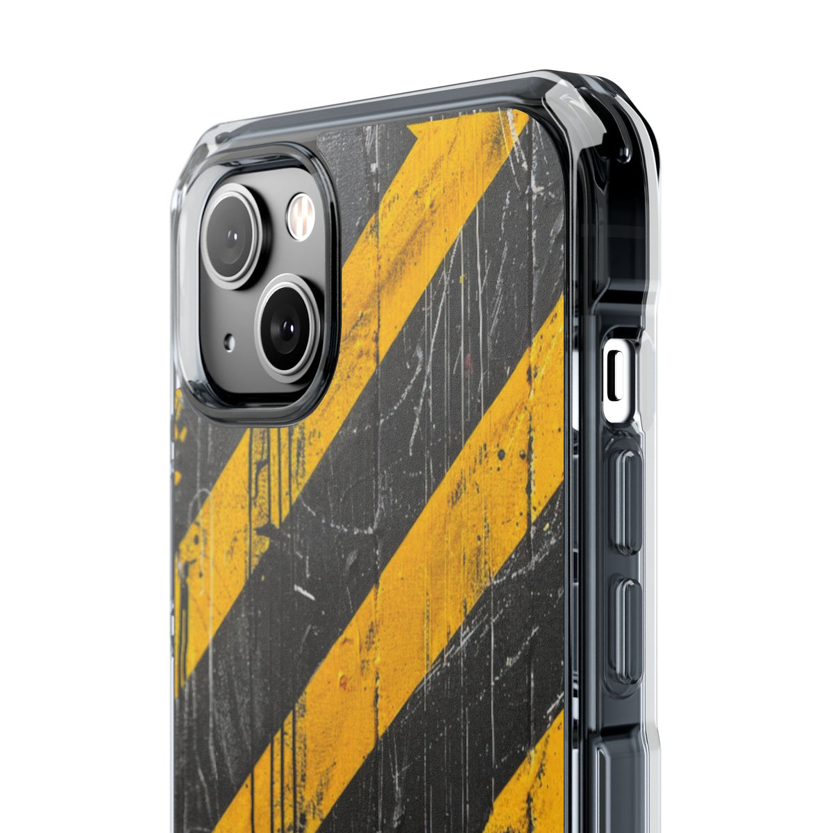 Urban Hazard Decay · Clear Impact Magnetic Phone Case for iPhone · Black