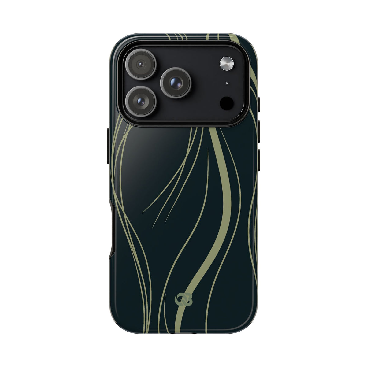 Serpentine Reeds · Tough Phone Case for iPhone · Green