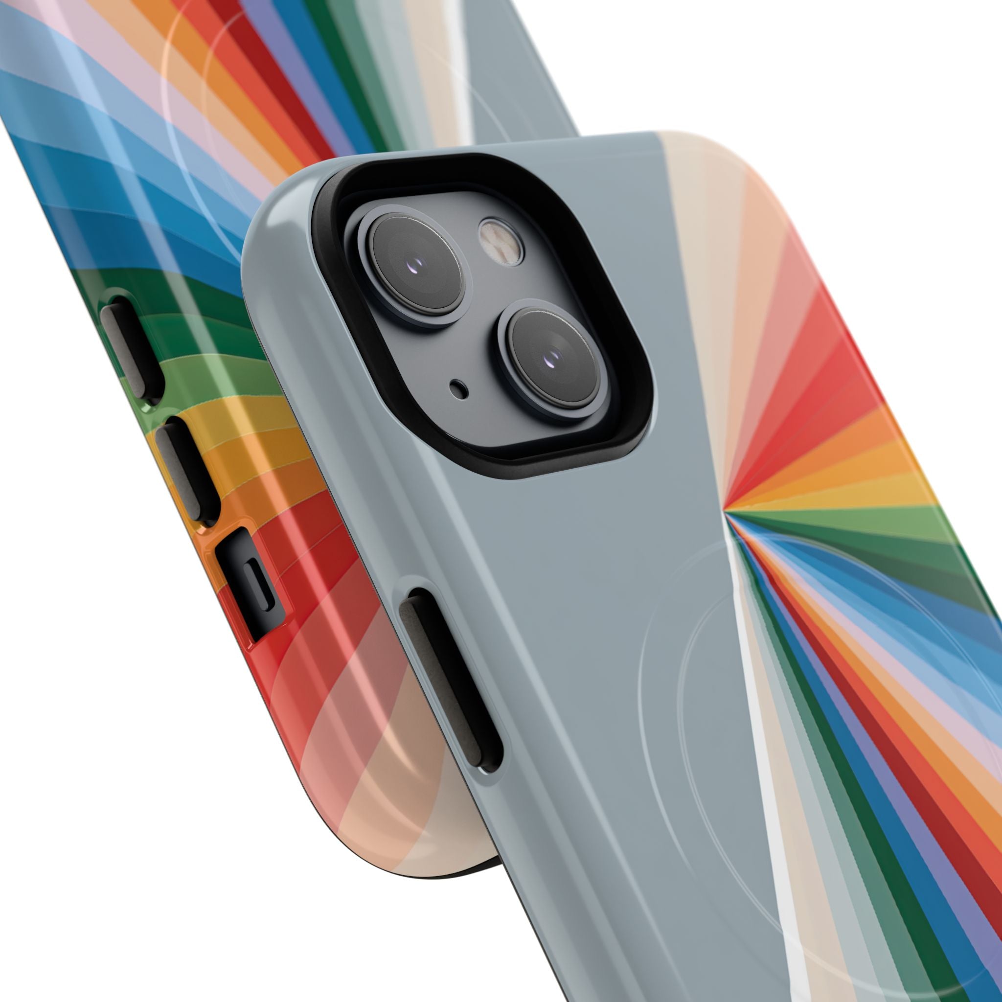 Grey Tough 2.0 Magsafe Phone Case for iPhone - Slate Prism Burst