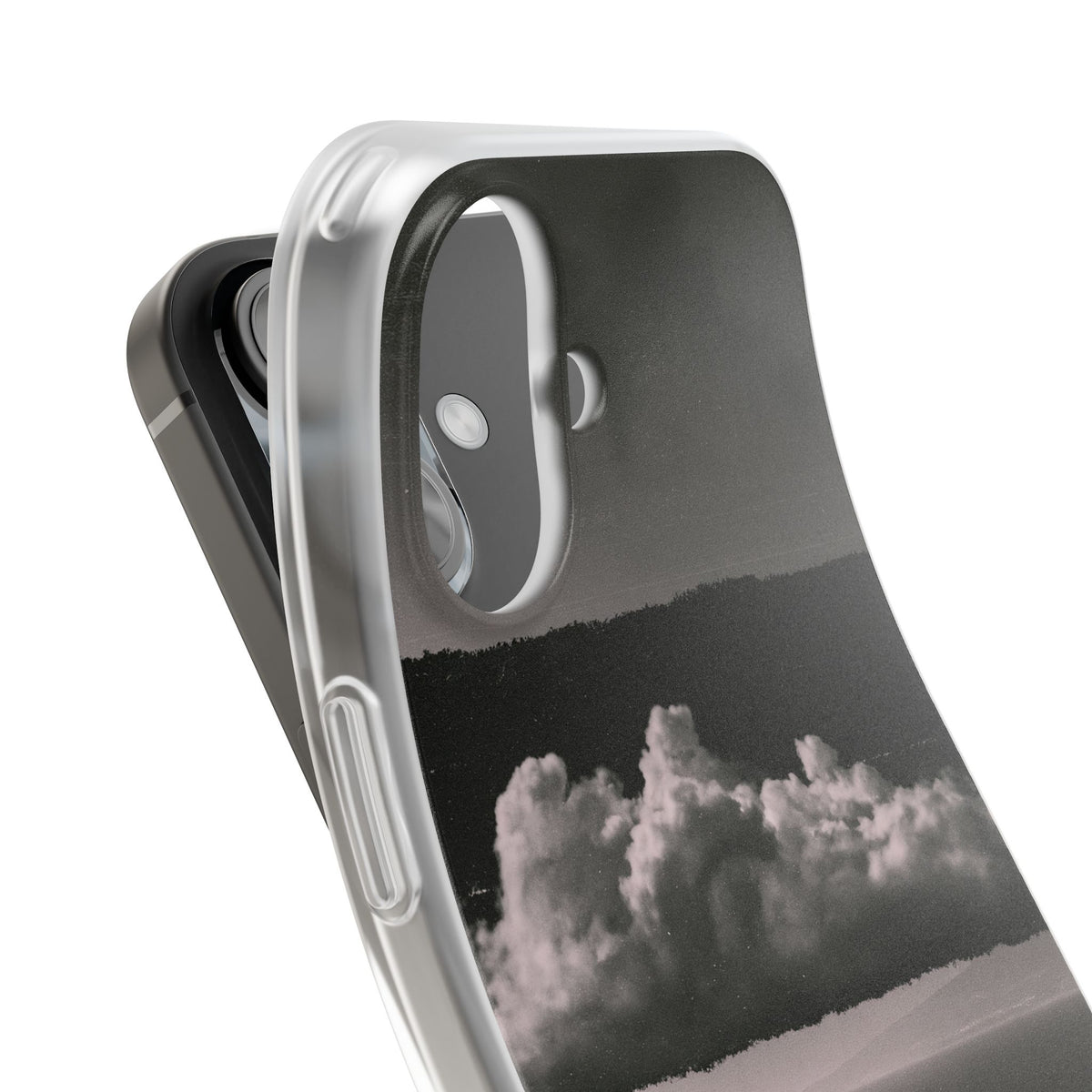 Crimson Horizon · Lite Phone Case for iPhone · Black