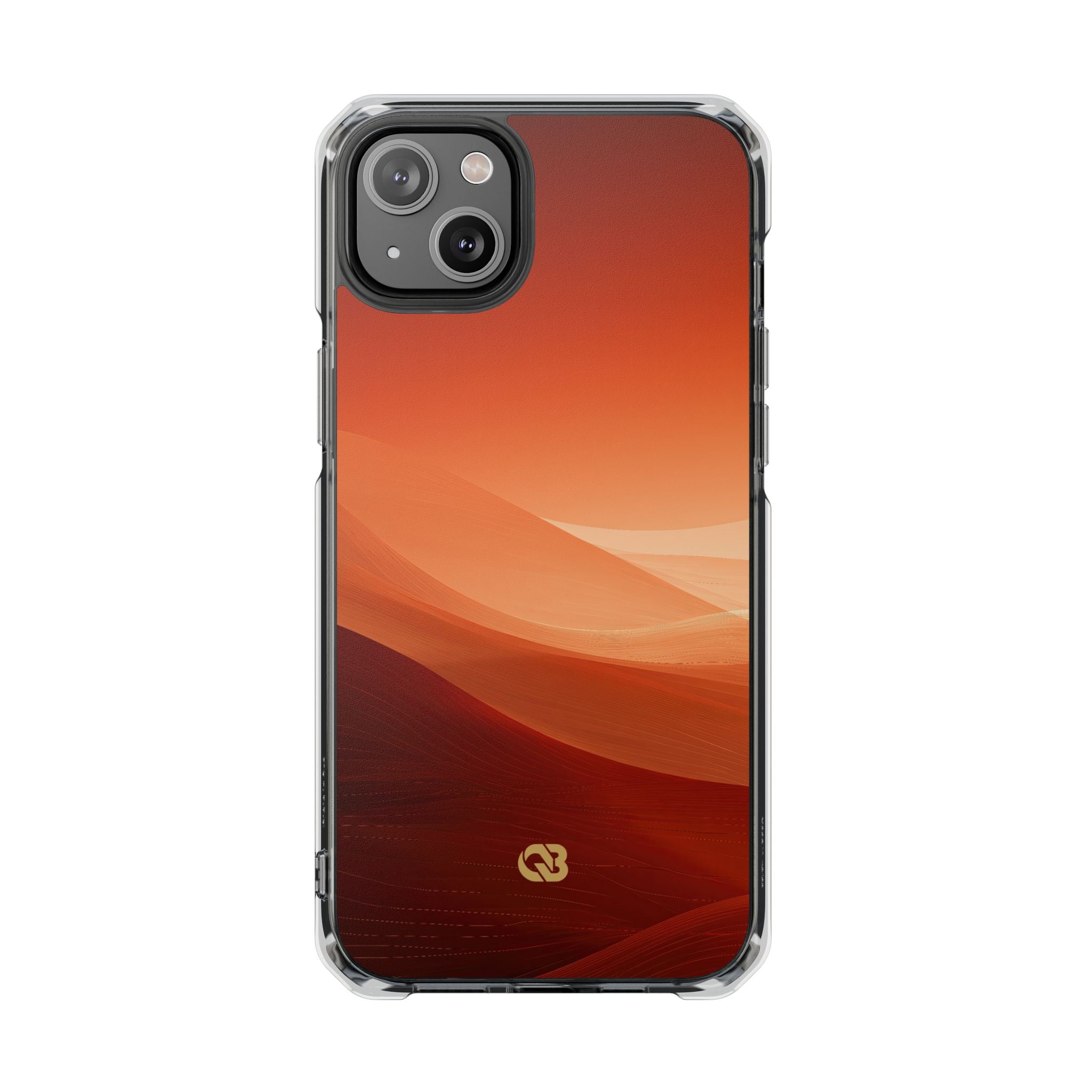 Orange Impact MagSafe Phone Case for iPhone - Crimson Dune Gradient