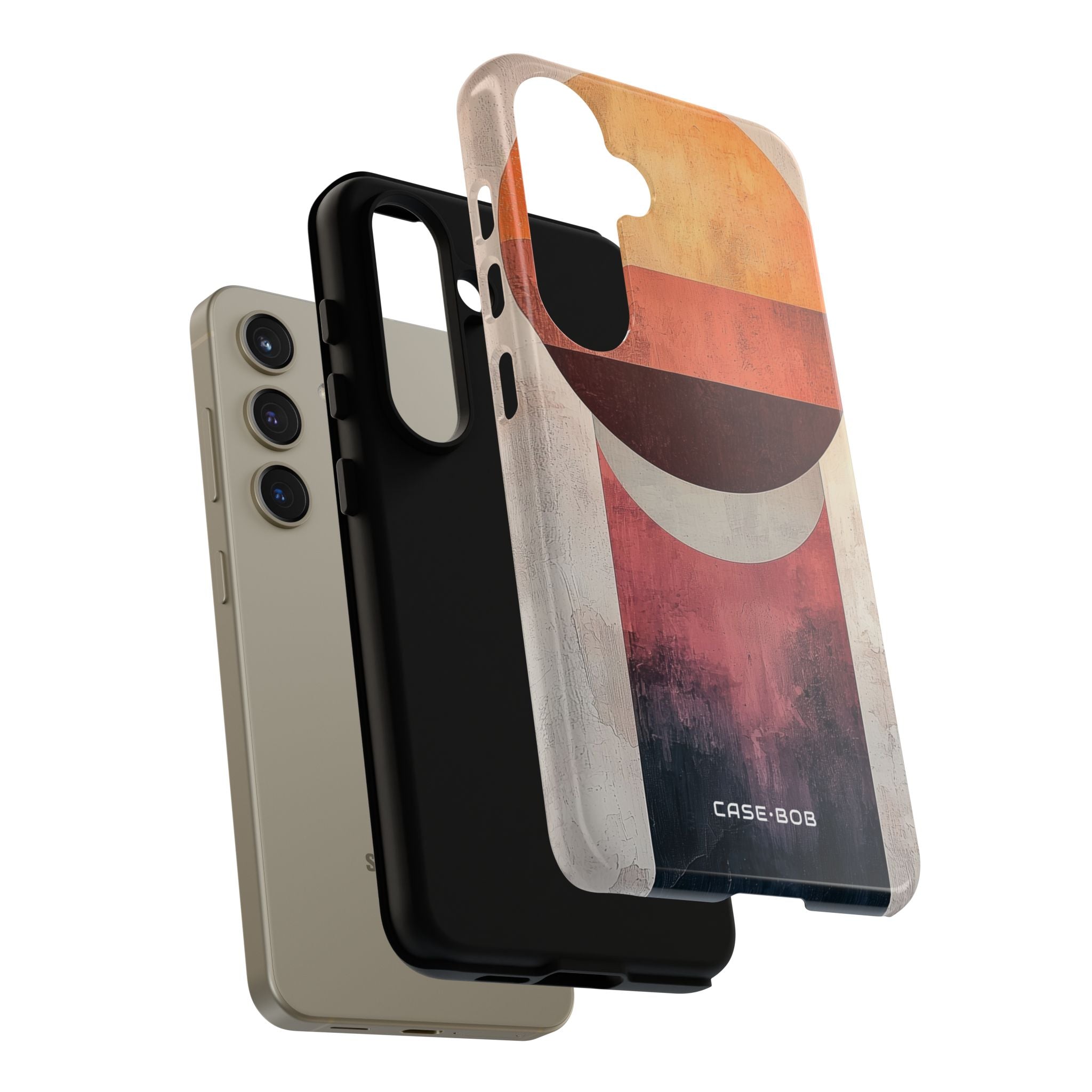 Sunset Orb Samsung S24 Skal - Tough