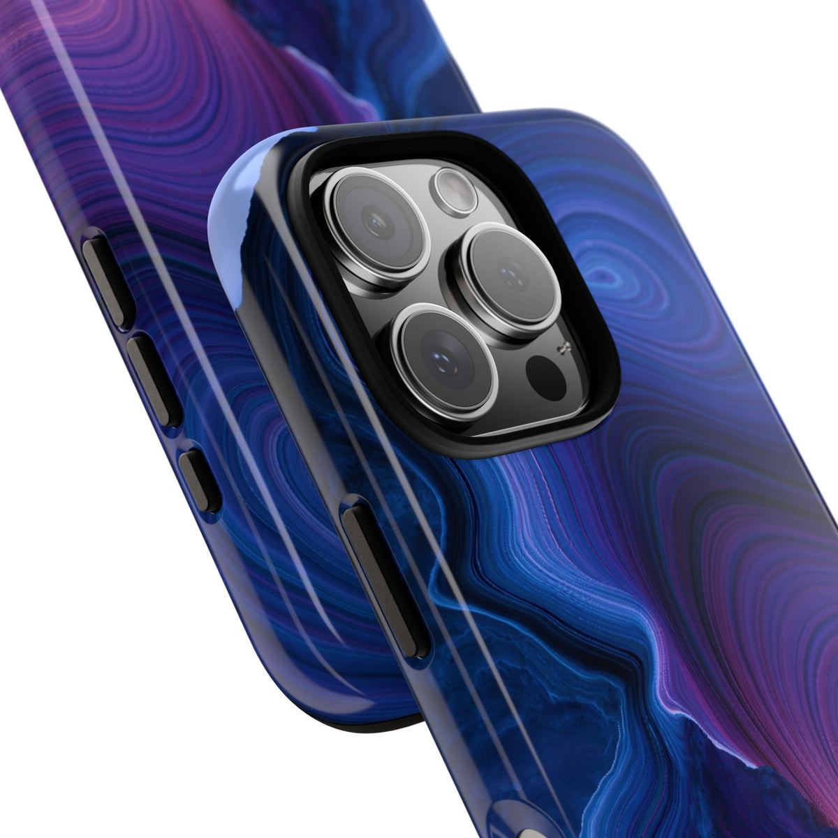 Radiant Strata · Tough Phone Case for iPhone · Blue