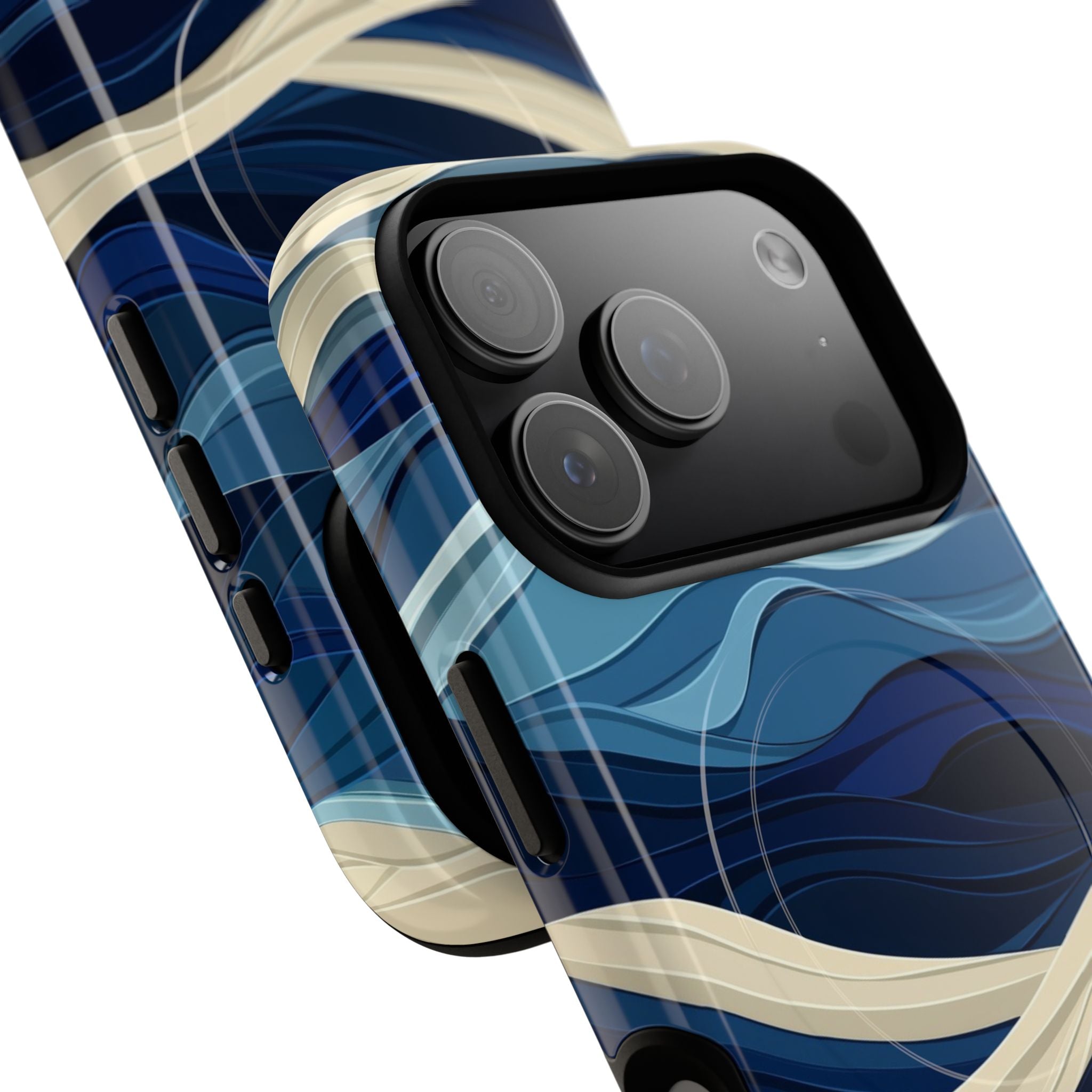 Cobalt Coast Layers · Tough+ Phone Case for iPhone · Magsafe