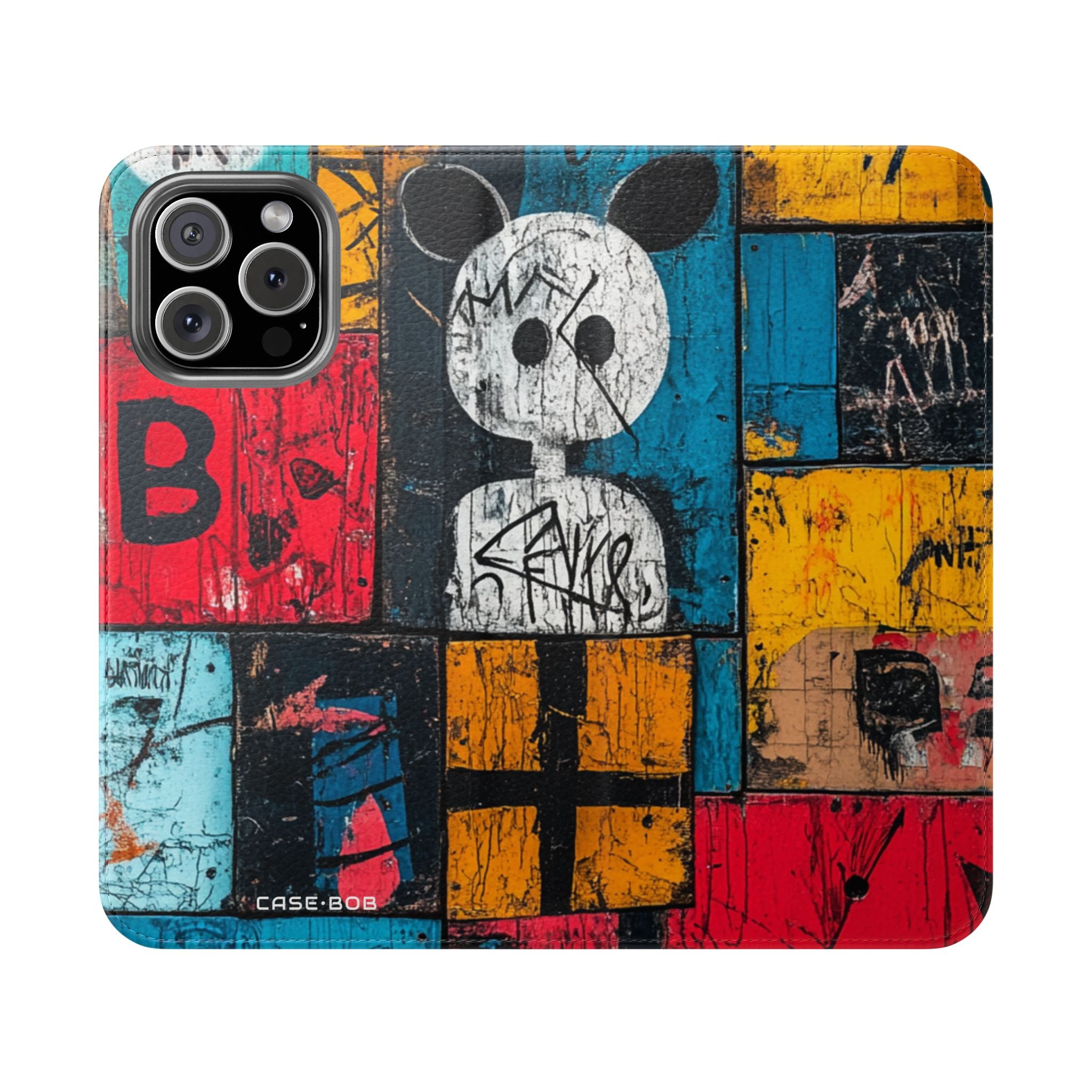 White Orb Graffiti - iPhone 16 Max Case - Wallet