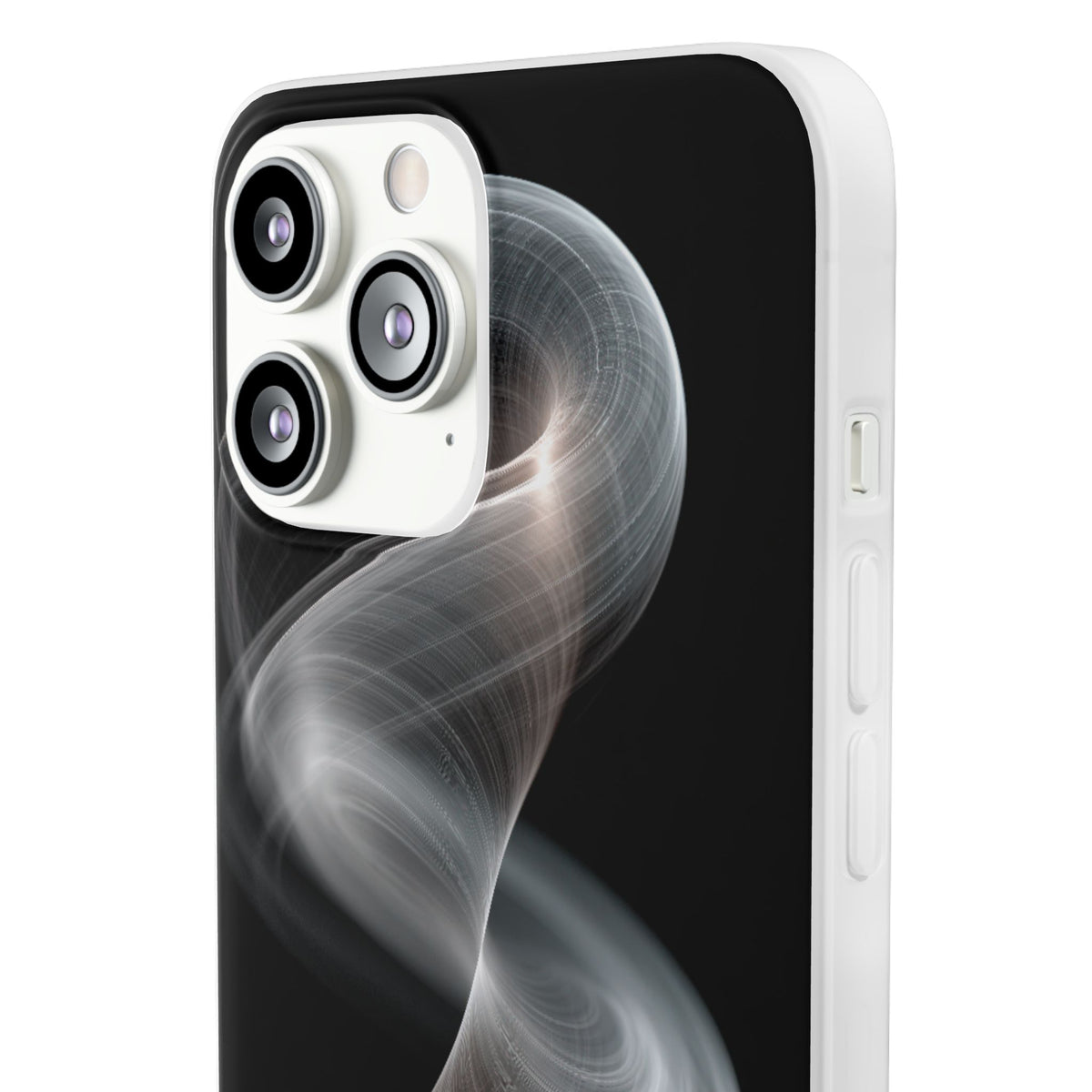 Luminous Vortex · Lite Phone Case for iPhone · Black